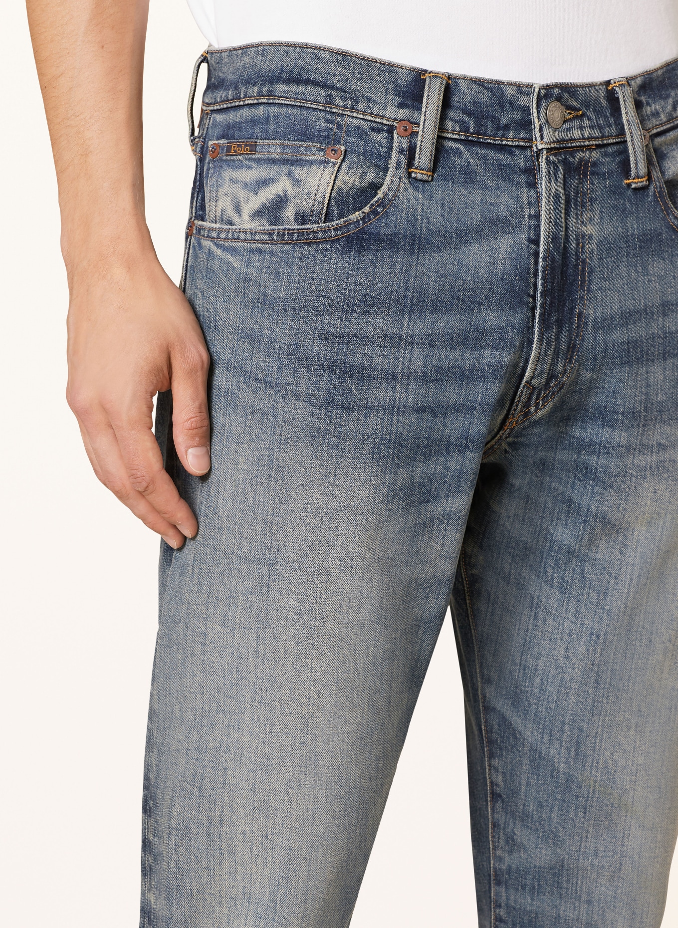 polo con RALPH LAUREN Jeans PARKSIDE ACTIVE TAPER Tapered Fit, Farbe: 001 RIVERA STRETCH (Bild 5)