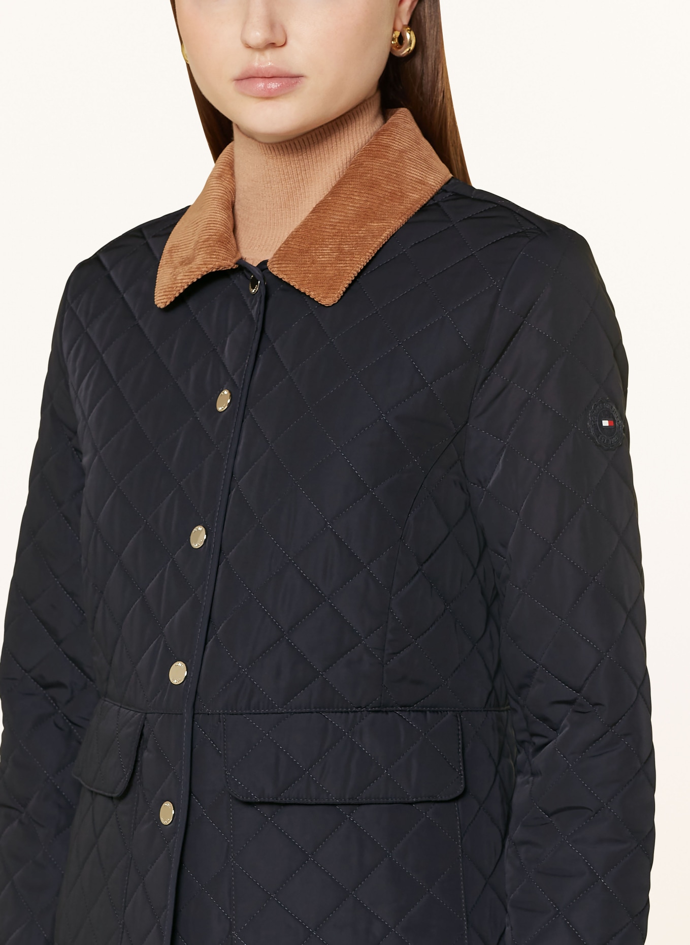 TOMMY HILFIGER Steppjacke: DUNKELBLAU