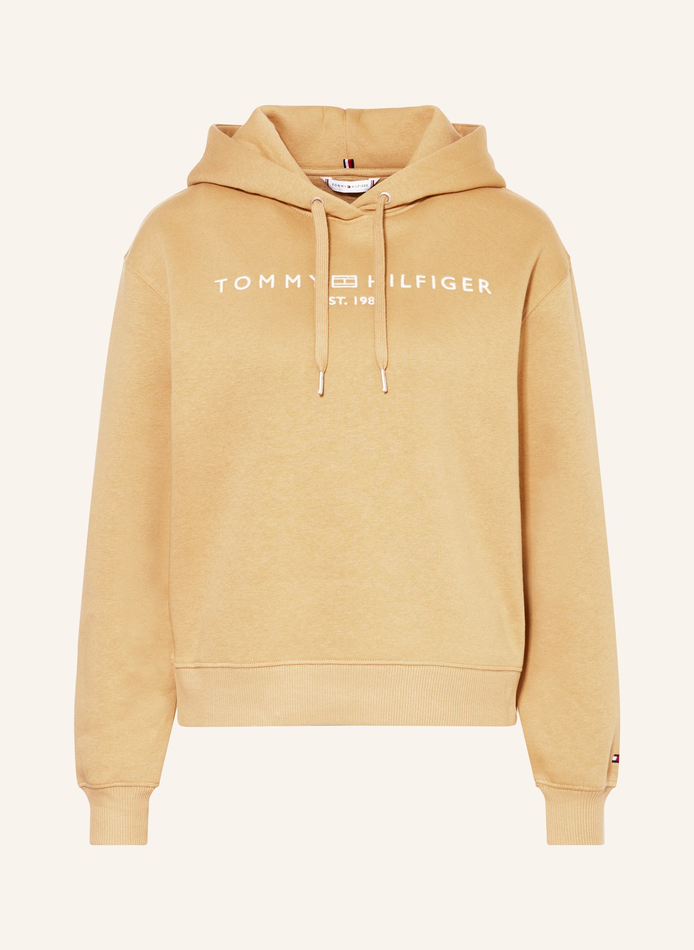 TOMMY HILFIGER Hoodie: KHAKI