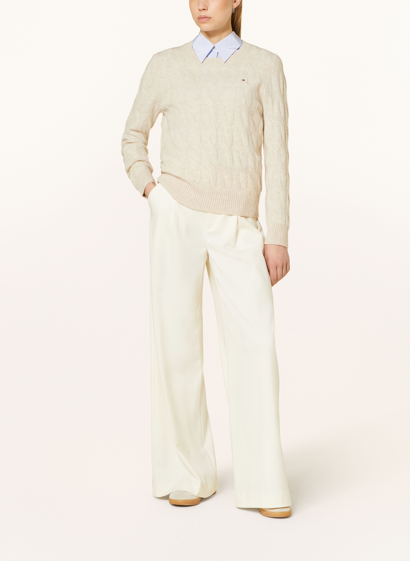 TOMMY HILFIGER Pullover: BEIGE