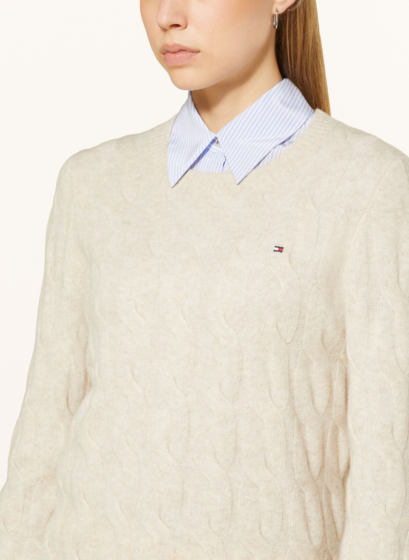 TOMMY HILFIGER Pullover: BEIGE