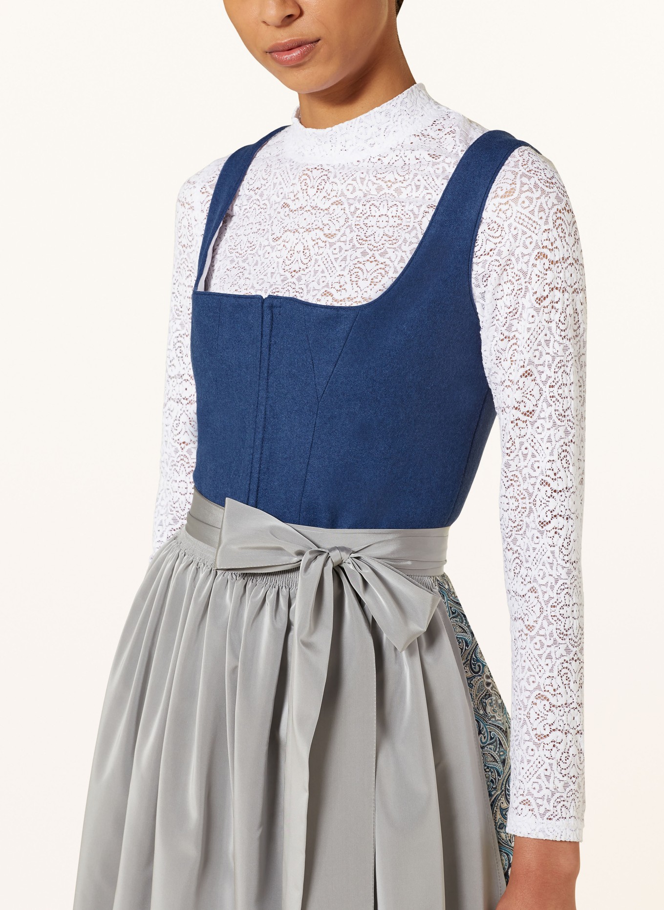 Johann & Johanna Dirndl, Farbe: BLAU/ PETROL/ TAUPE (Bild 4)