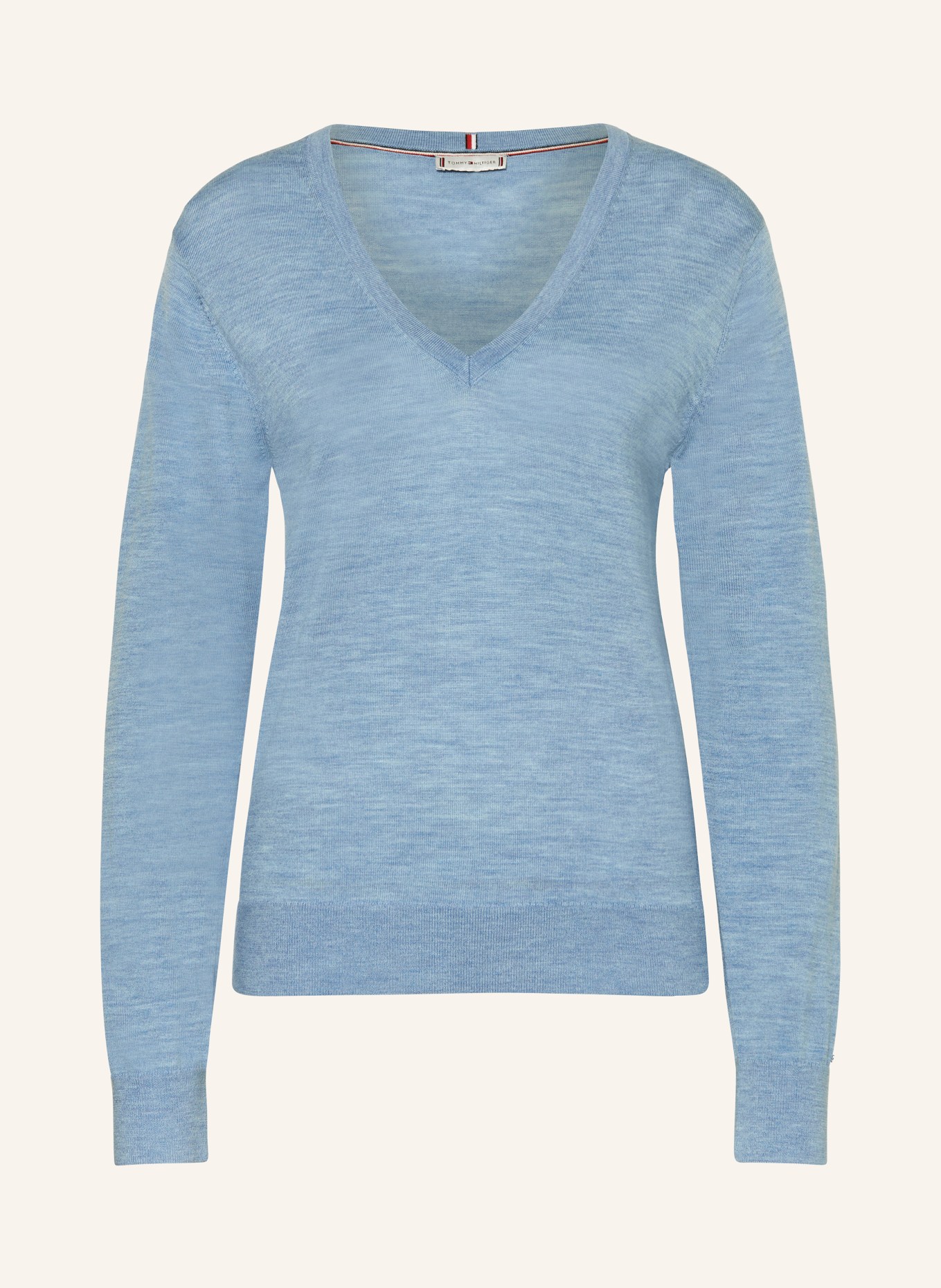 TOMMY HILFIGER Pullover: HELLBLAU