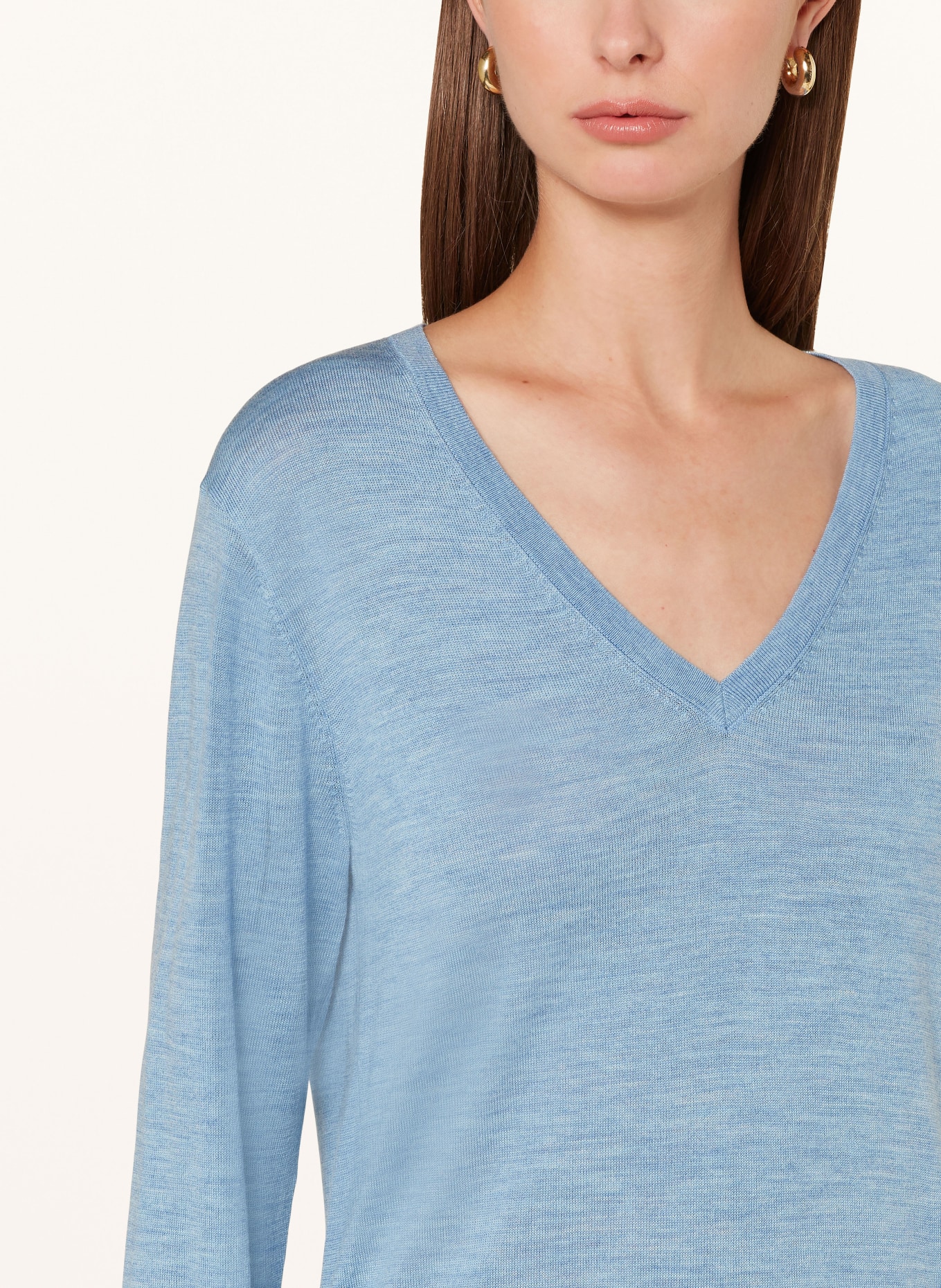 TOMMY HILFIGER Pullover: HELLBLAU