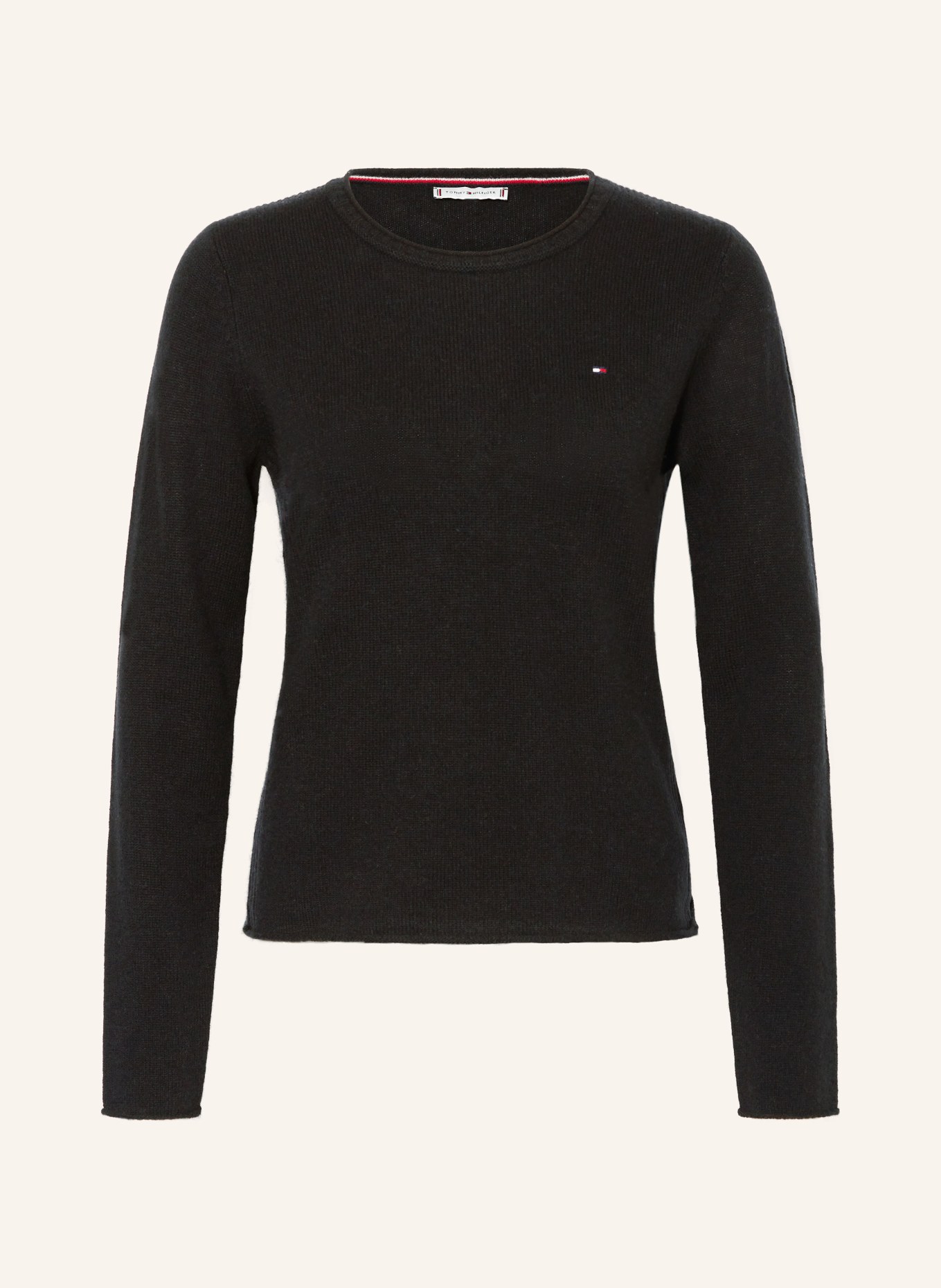 TOMMY HILFIGER Sweater: BLACK