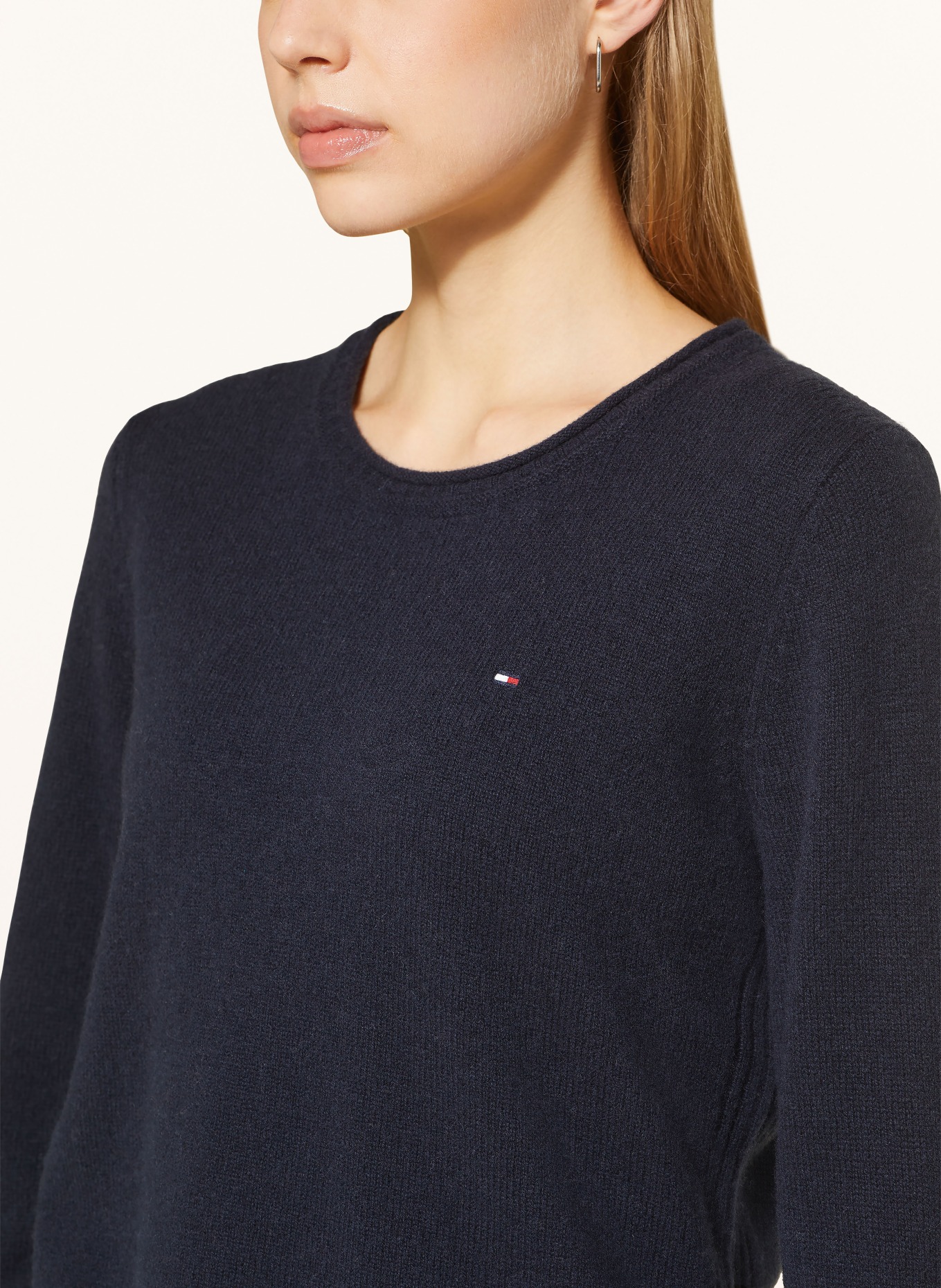TOMMY HILFIGER Sweter: GRANATOWY