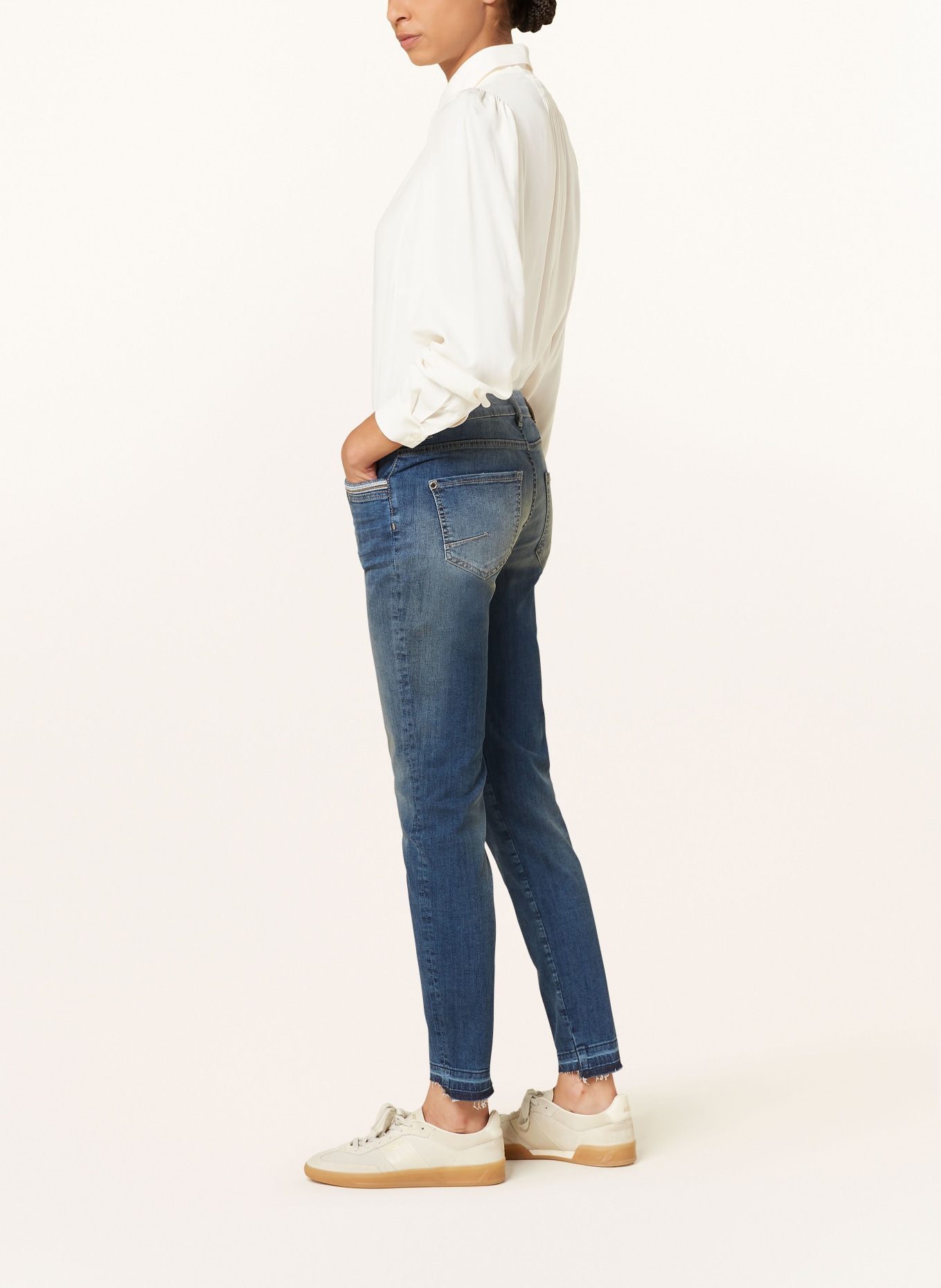 MOS MOSH Skinny Jeans MMSUMMER MARLA, Farbe: 401 BLUE (Bild 4)