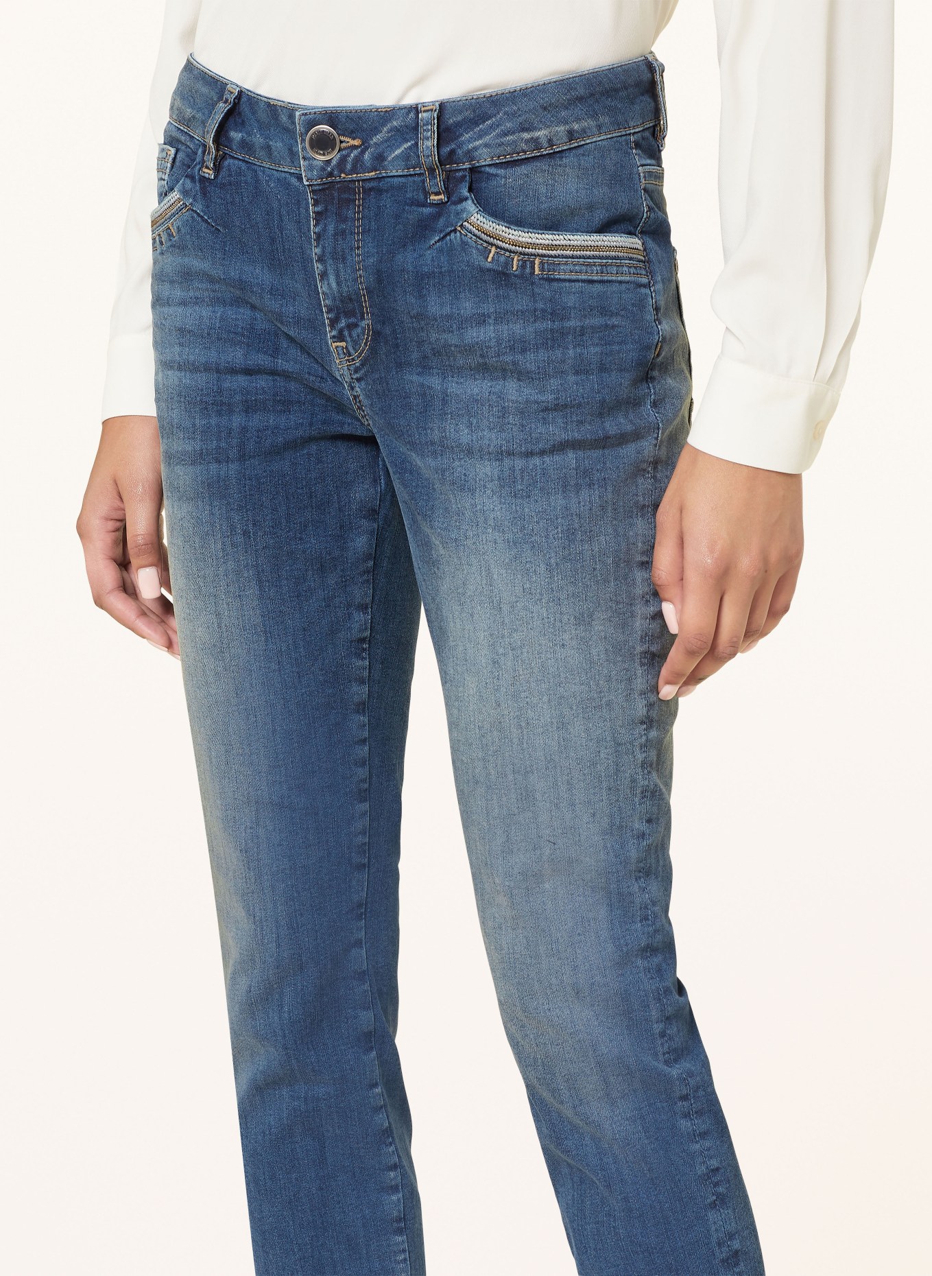 MOS MOSH Skinny Jeans MMSUMMER MARLA, Farbe: 401 BLUE (Bild 5)