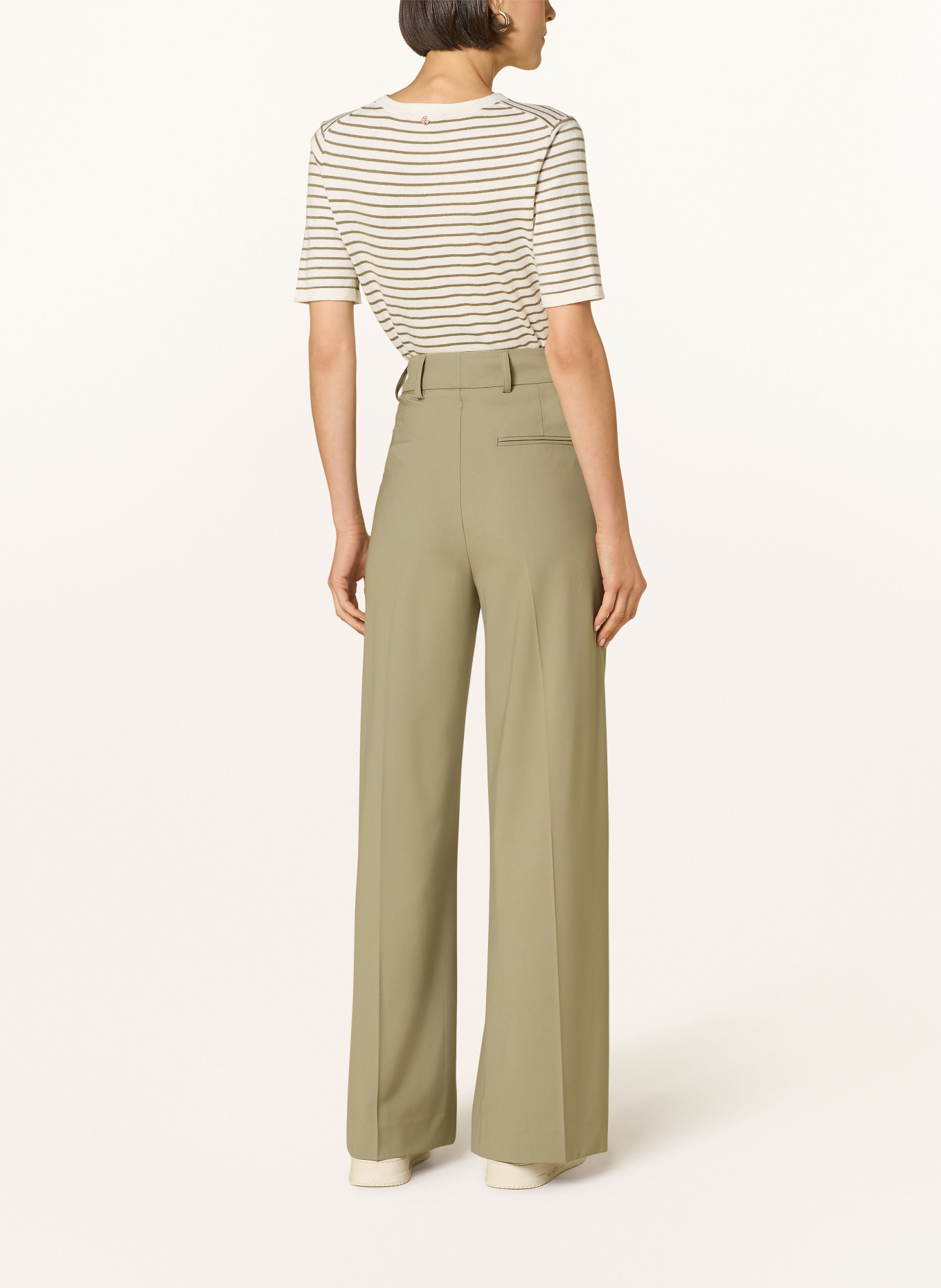 MOS MOSH Trousers MMKAY PIET, Color: LIGHT GREEN (Image 3)