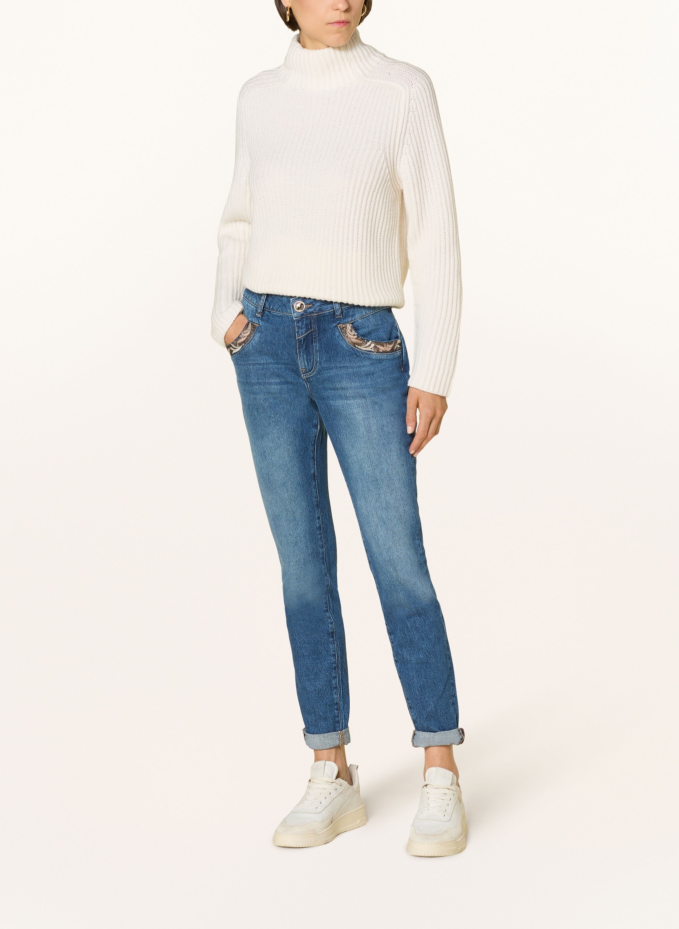 MOS MOSH Skinny jeans MMNAOMI NATIRA with sequins, Color: 401 BLUE (Image 2)