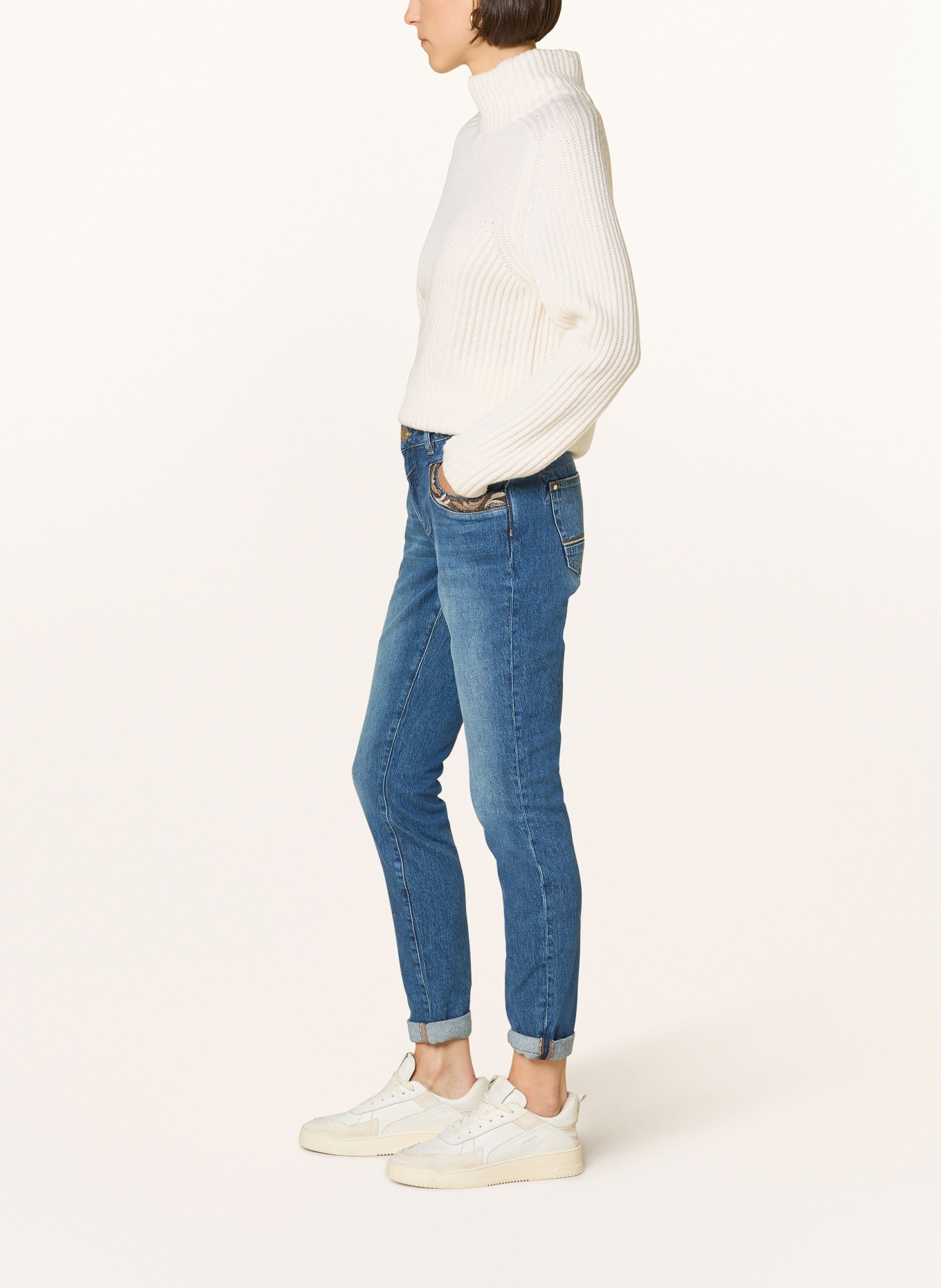 MOS MOSH Skinny jeans MMNAOMI NATIRA with sequins, Color: 401 BLUE (Image 4)