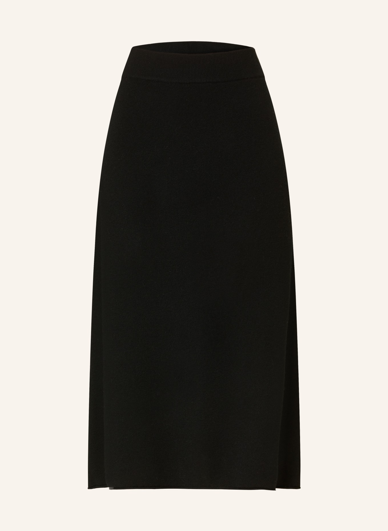 MOS MOSH Knit skirt MMCARDI, Color: BLACK (Image 1)