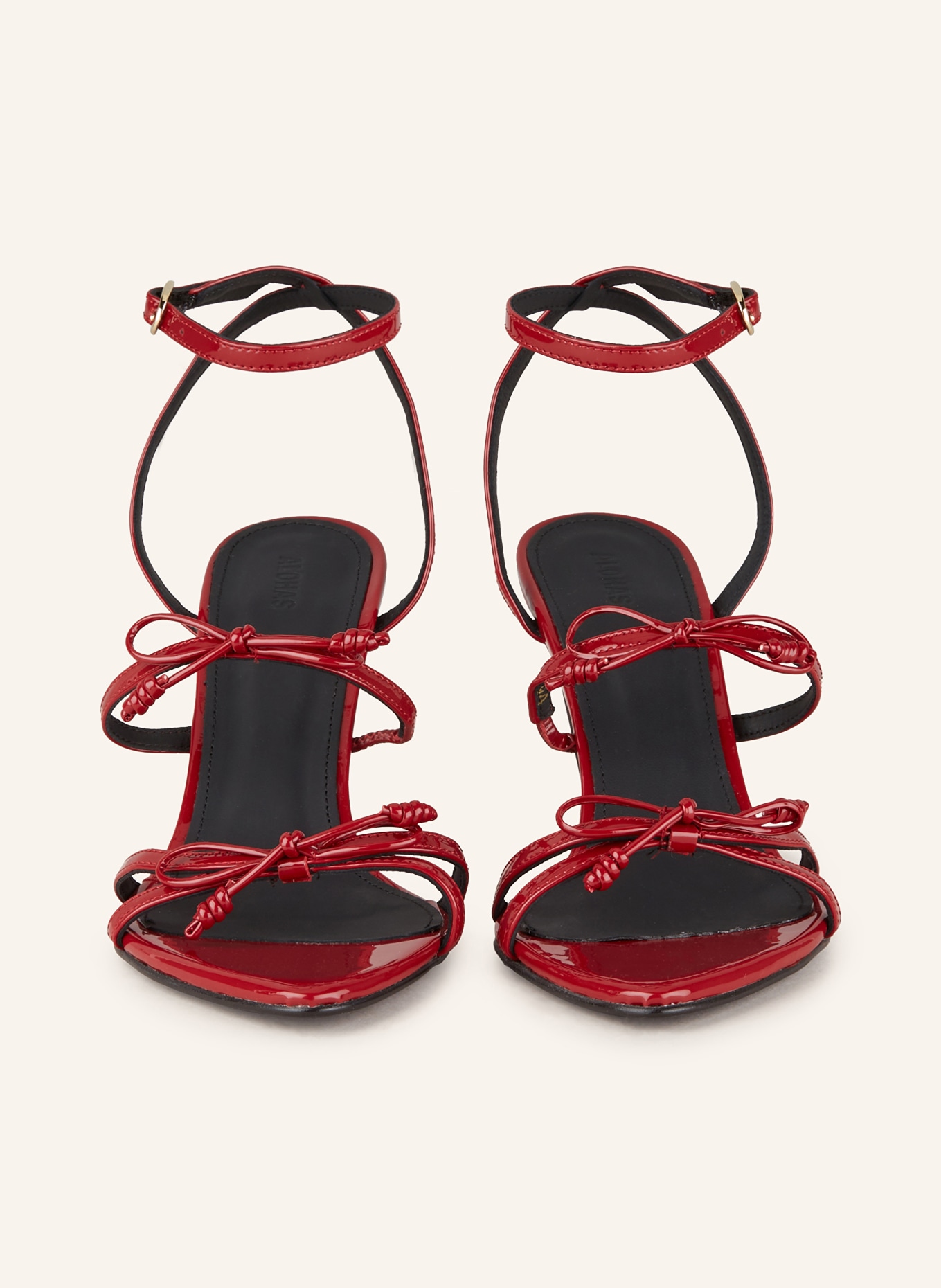 ALOHAS Sandály MALIA: TMAVĚ ČERVENÁ