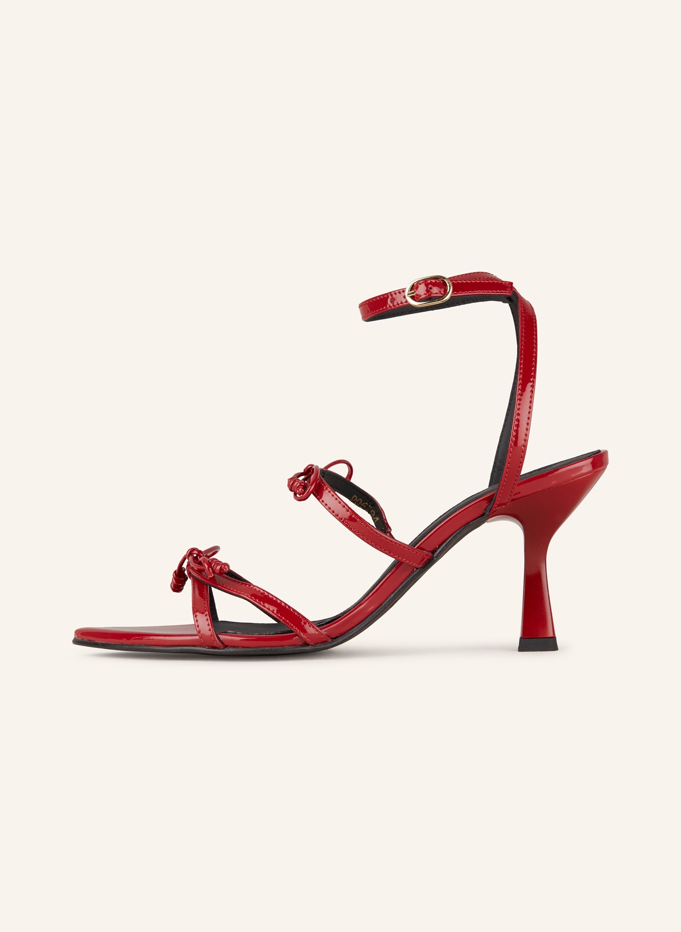 ALOHAS Sandály MALIA: TMAVĚ ČERVENÁ