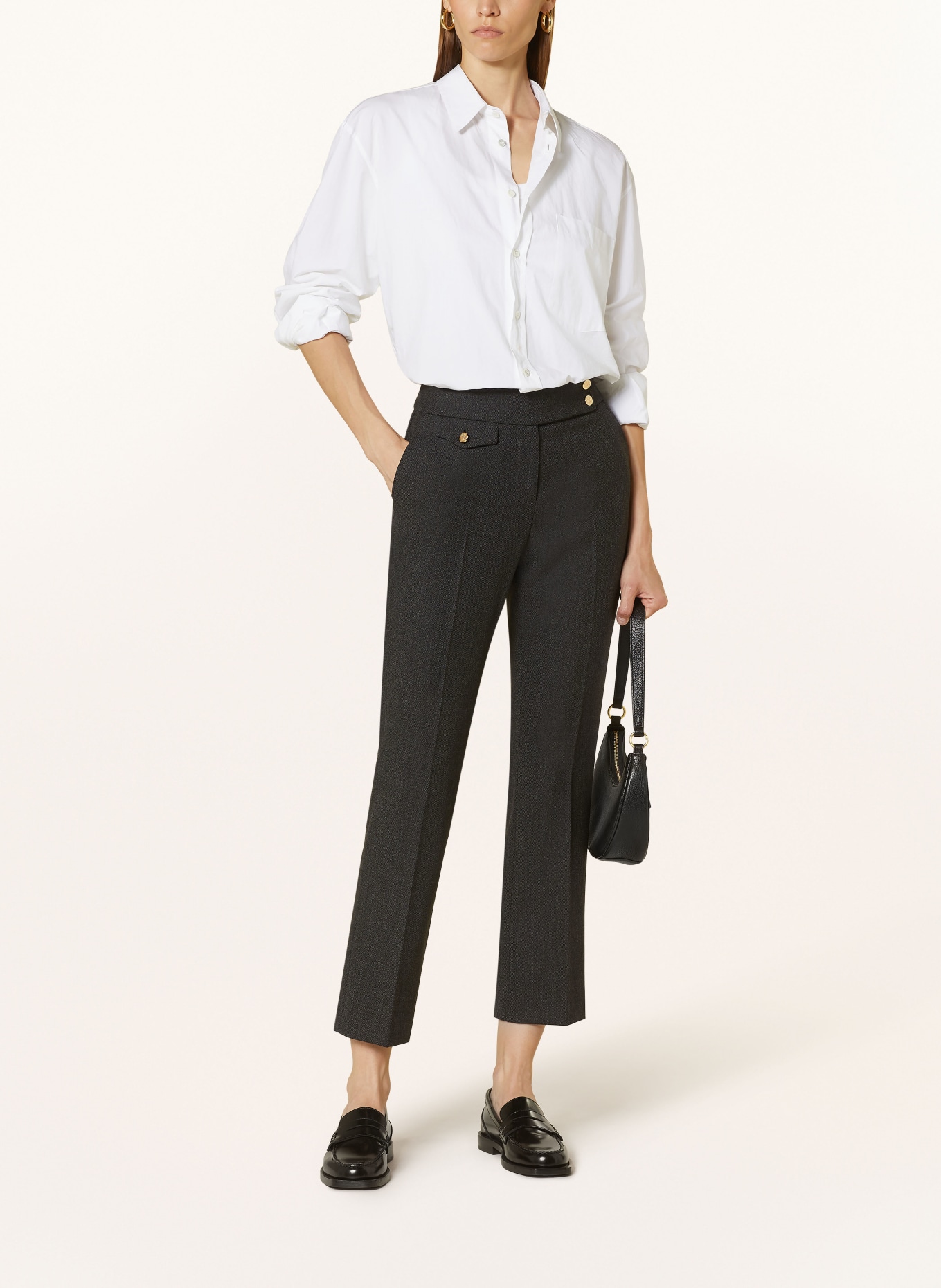 SEDUCTIVE Bootcut-Hose INEZ, Farbe: DUNKELGRAU/ SCHWARZ (Bild 2)