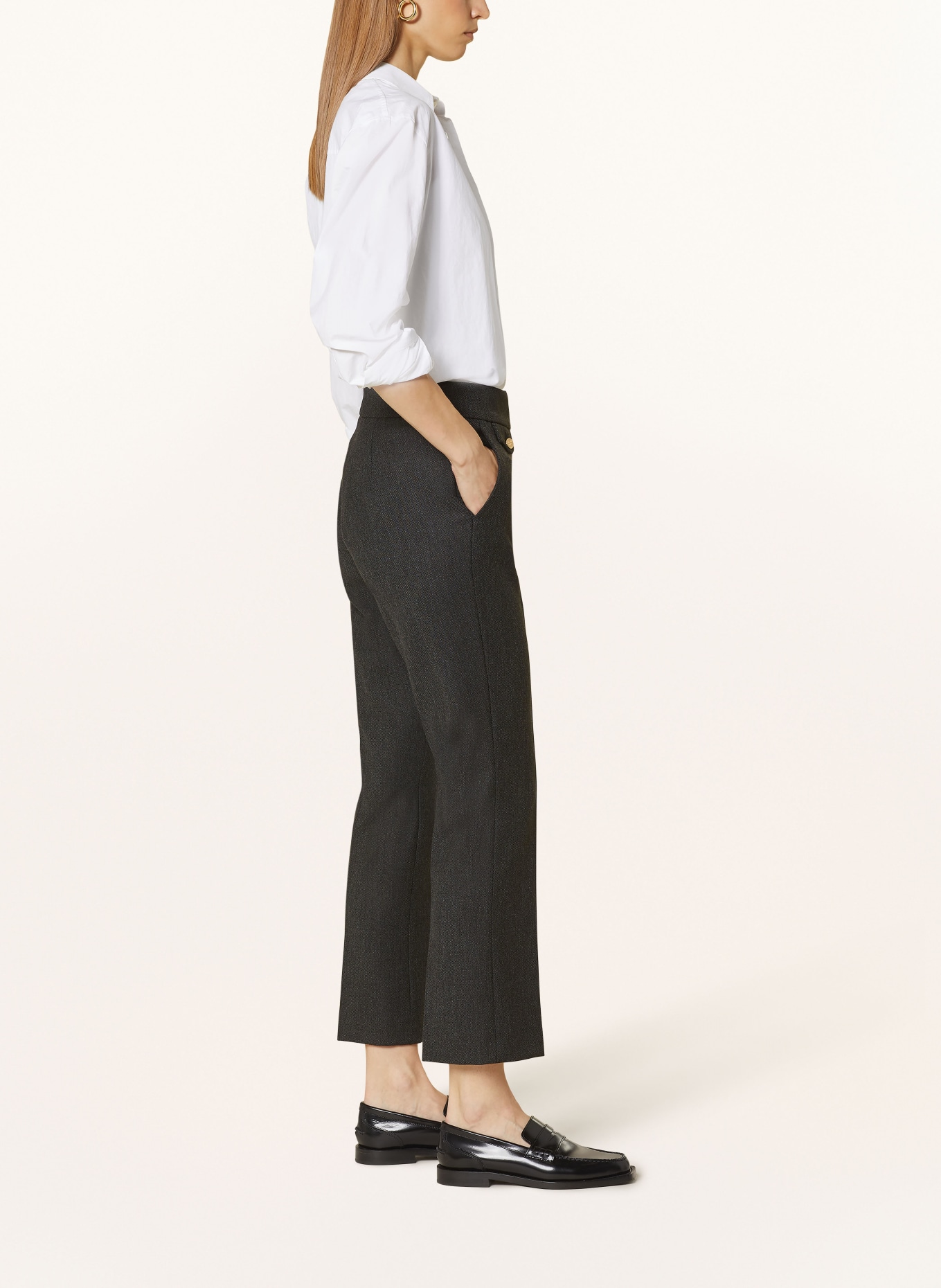 SEDUCTIVE Bootcut-Hose INEZ, Farbe: DUNKELGRAU/ SCHWARZ (Bild 4)