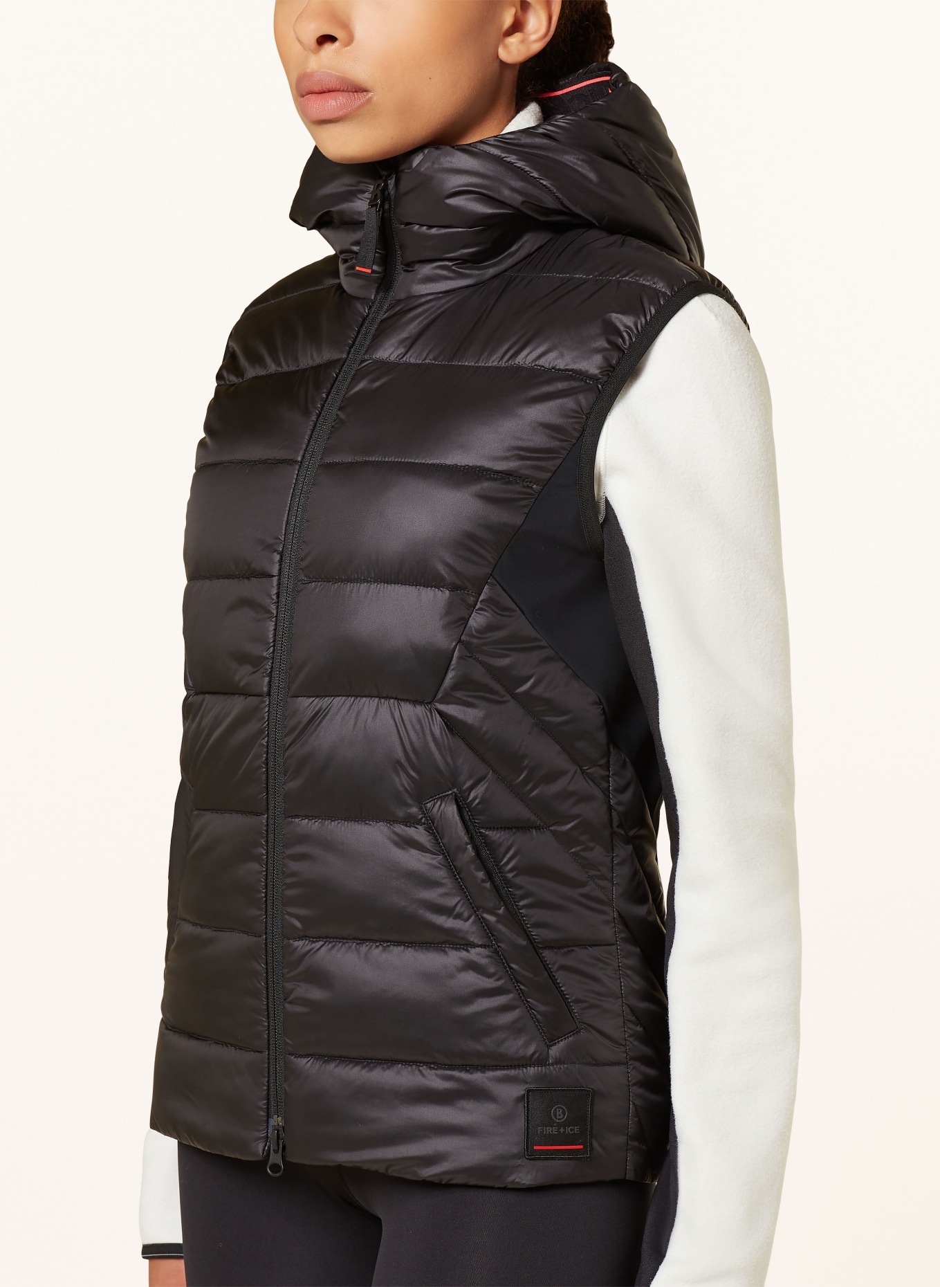FIRE+ICE Hybrid-Steppweste KARYN: SCHWARZ