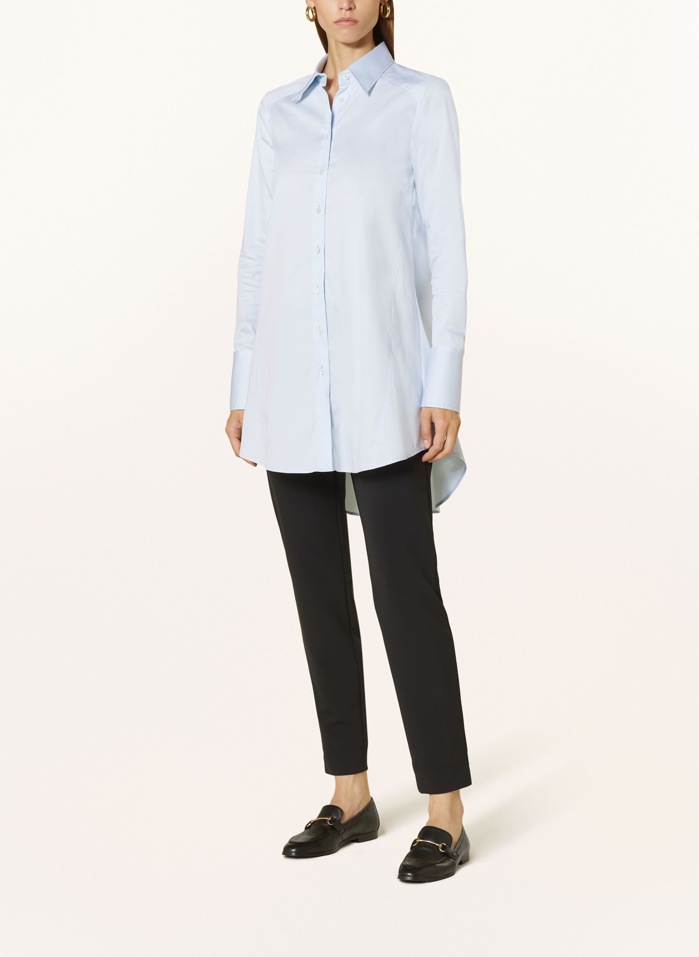 van Laack Shirt blouse BLUMIS, Color: LIGHT BLUE (Image 2)