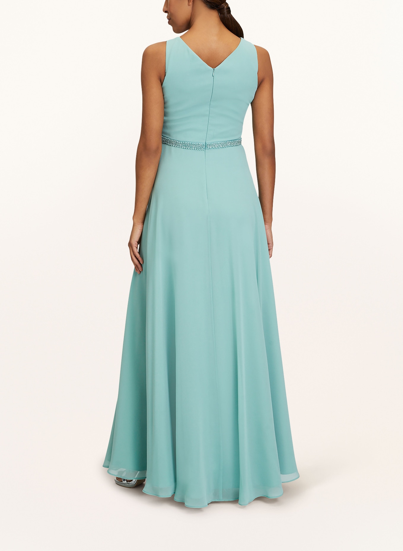 Vera Mont Abendkleid mit Schmuckperlen: MINT