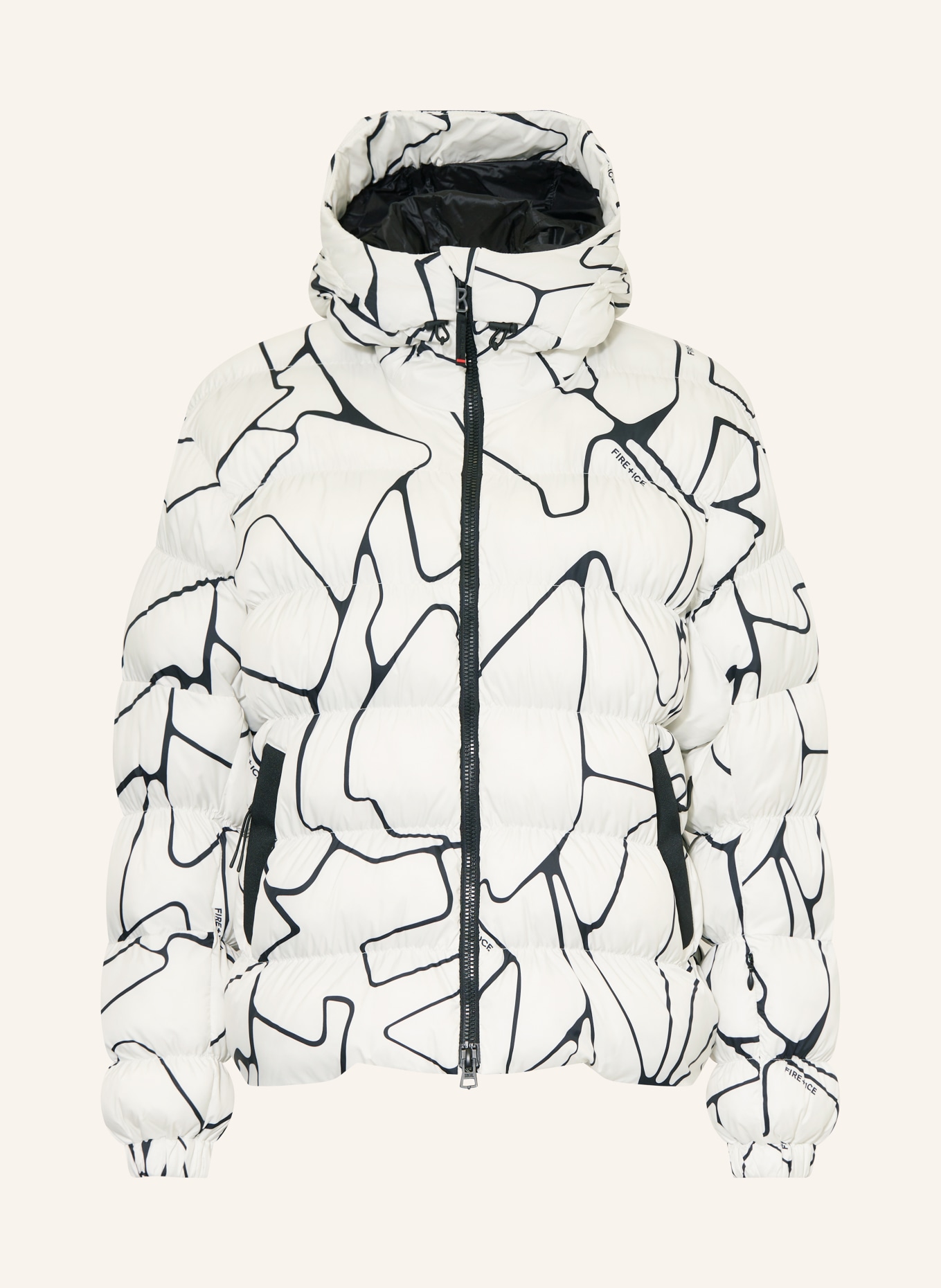 FIRE+ICE Ski jacket ROMY: WHITE / BLACK