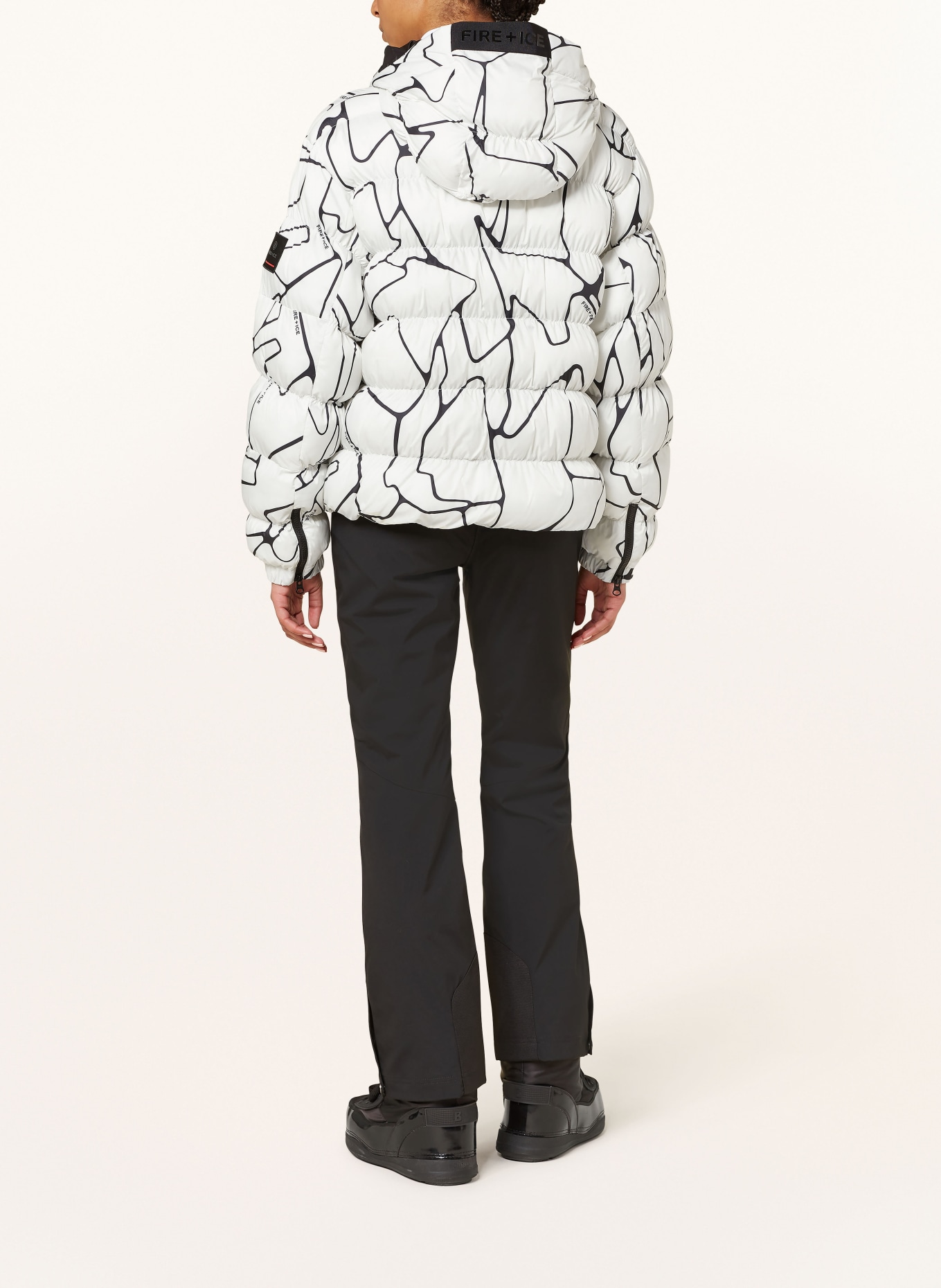 FIRE+ICE Ski jacket ROMY: WHITE / BLACK