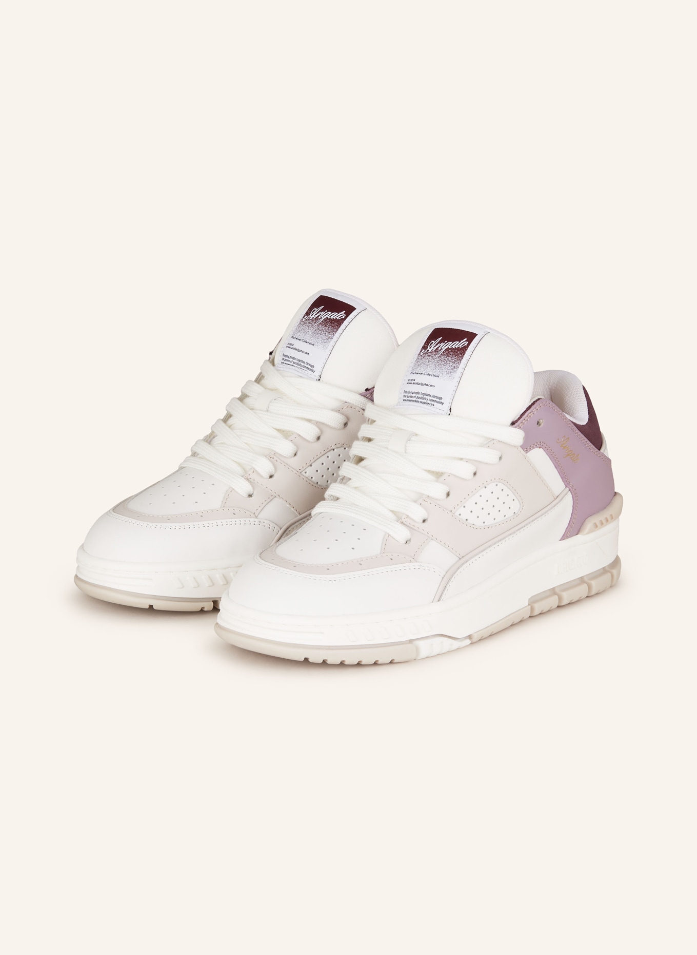 AXEL ARIGATO Sneaker AREA: WEISS / HELLLILA