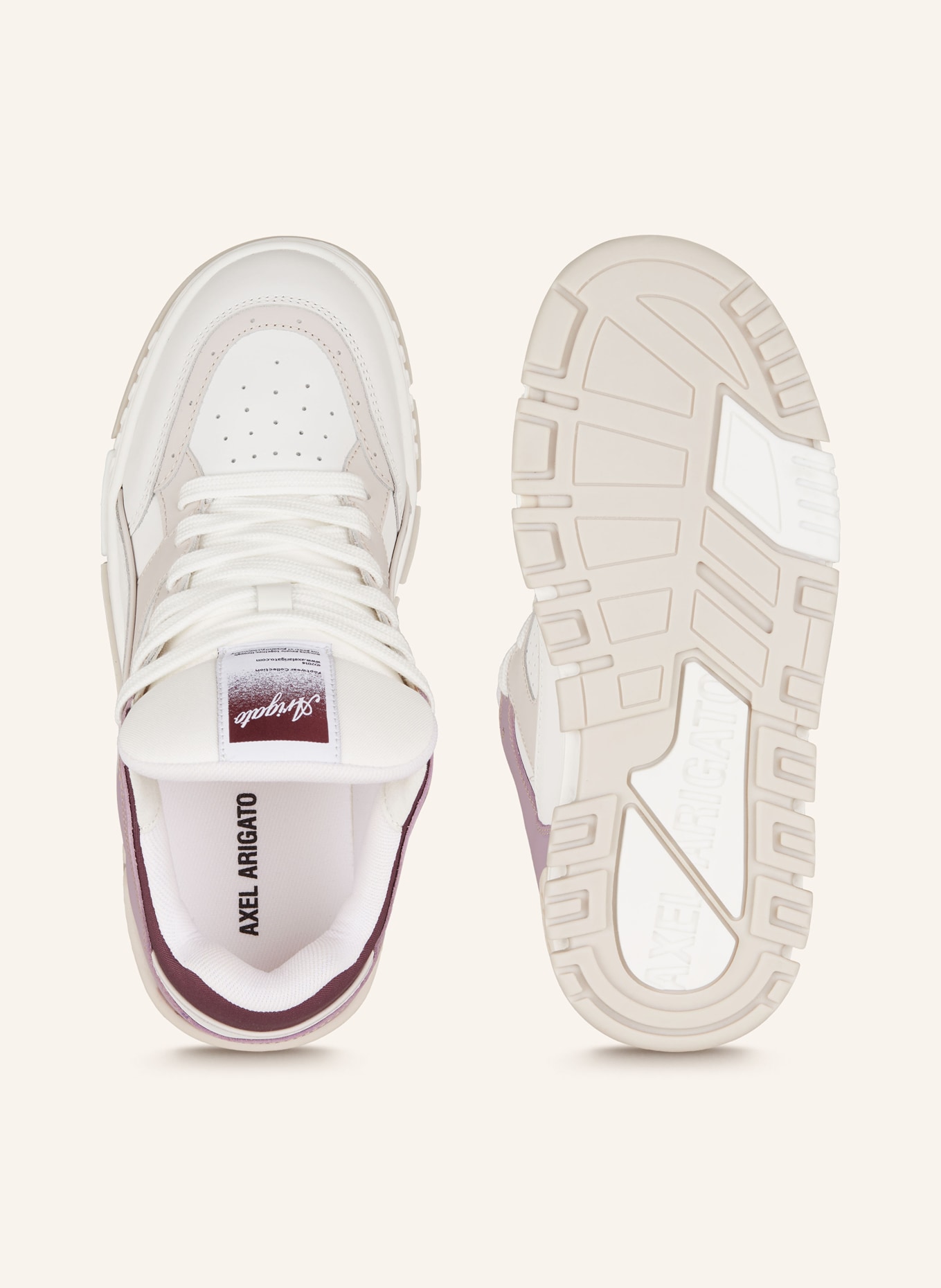 AXEL ARIGATO Sneaker AREA: WEISS / HELLLILA