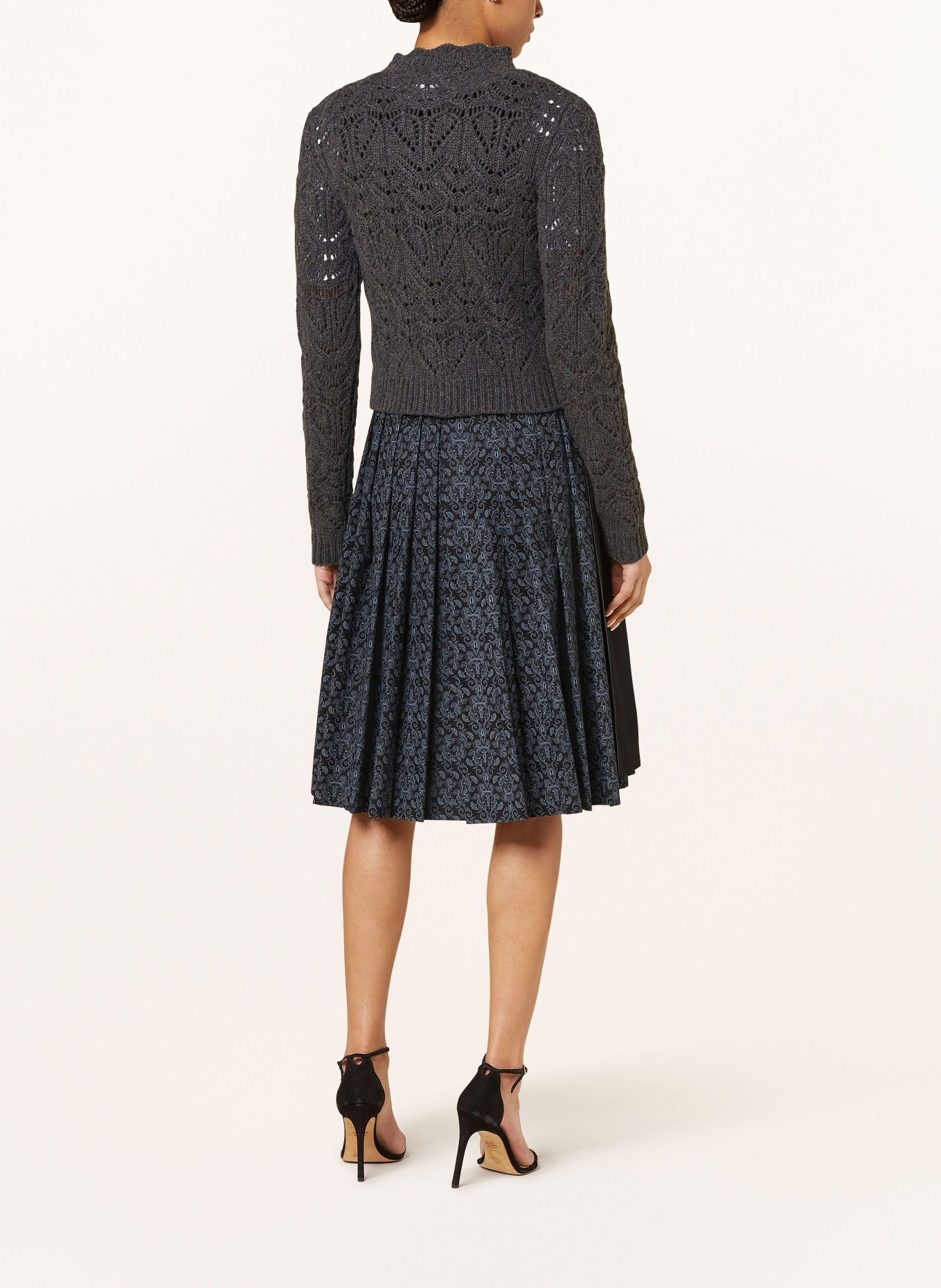 Johann & Johanna Knit cardigan: DARK GRAY