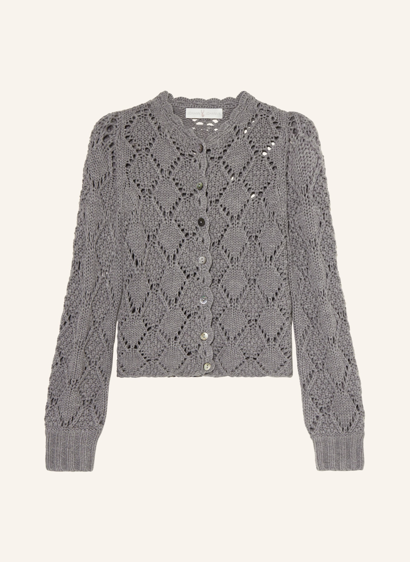 Johann & Johanna Knit cardigan: GRAY