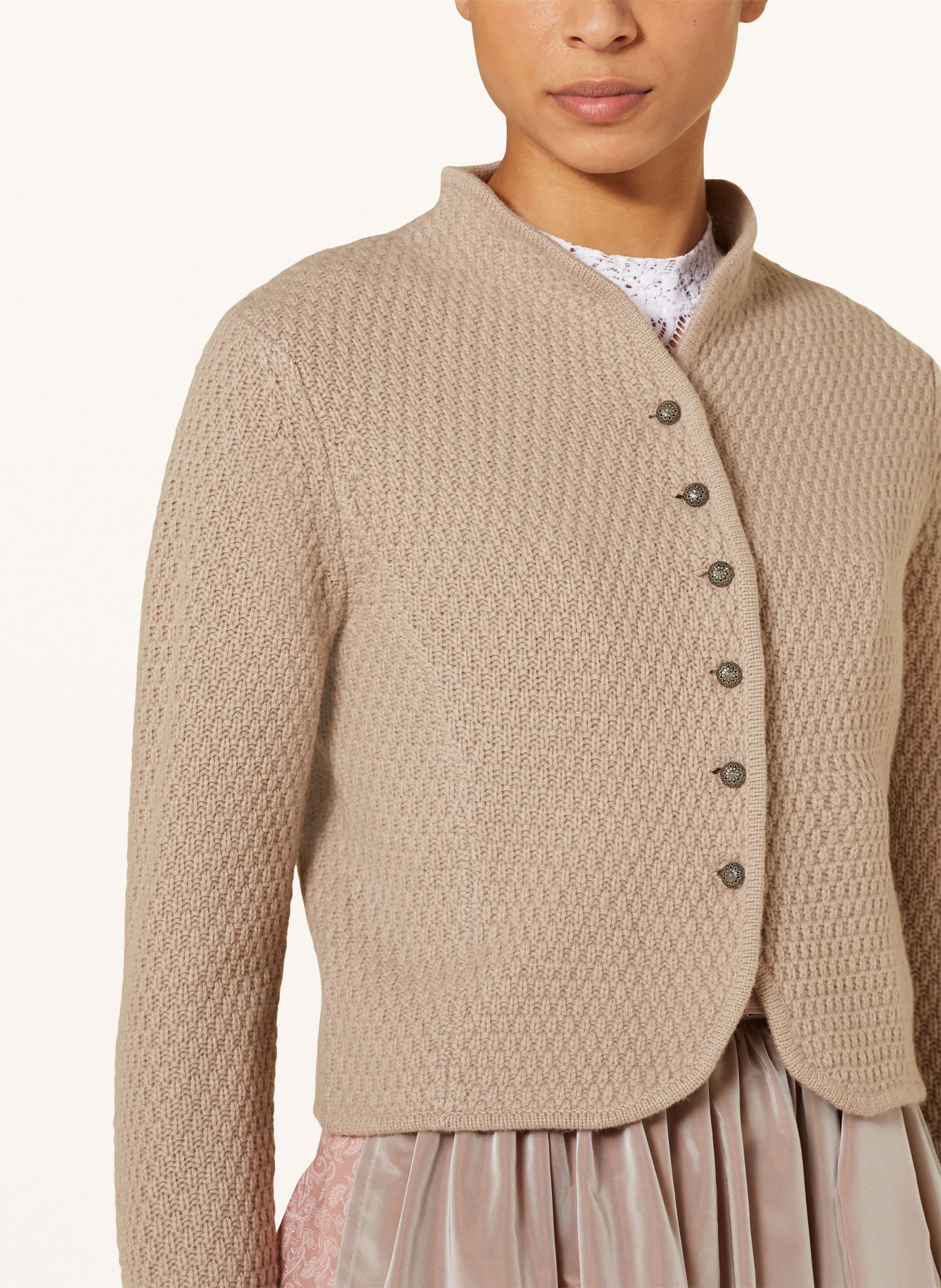 Johann & Johanna Knit cardigan, Color: BEIGE (Image 4)