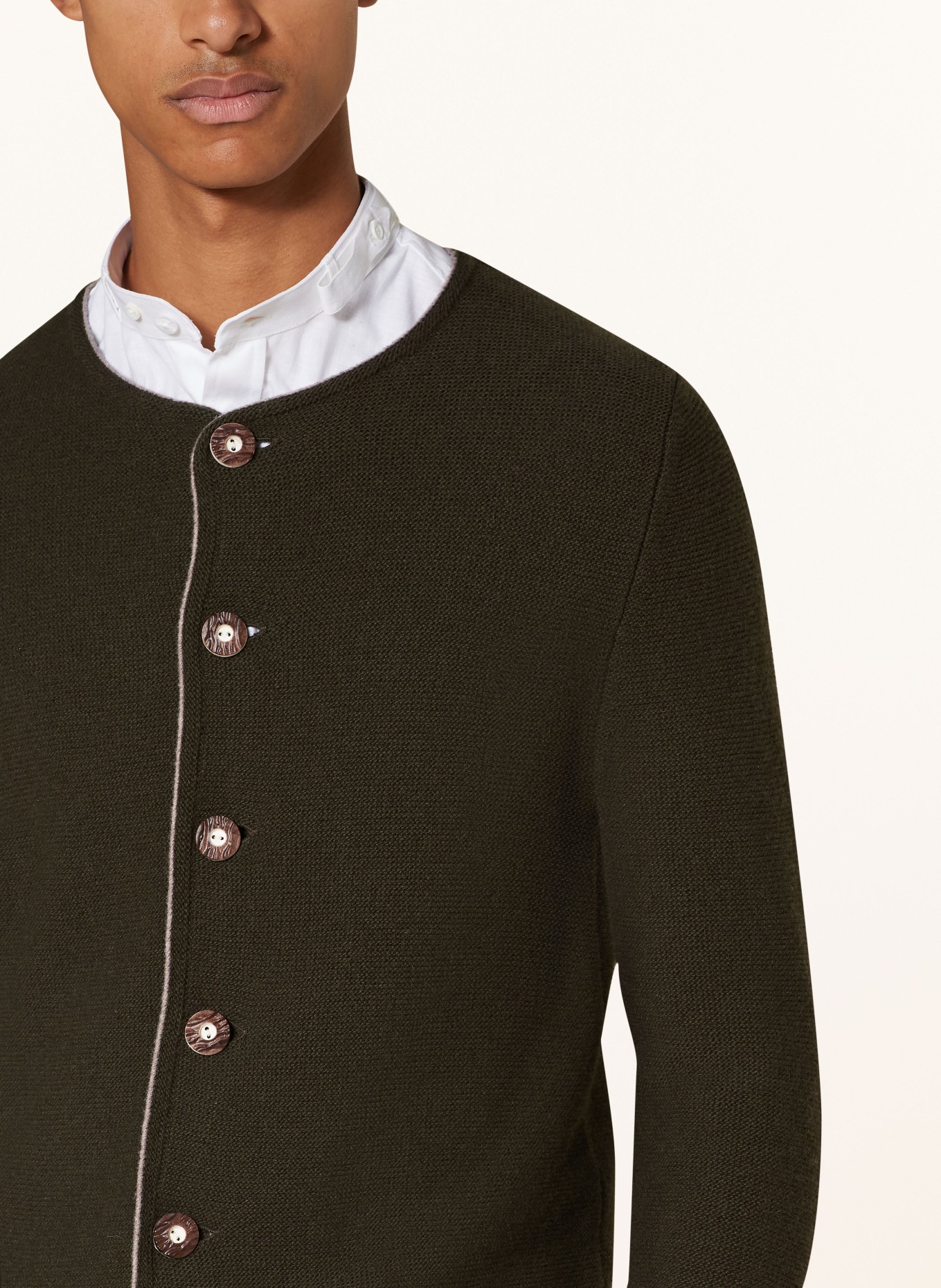 Johann & Johanna Knit cardigan: OLIVE