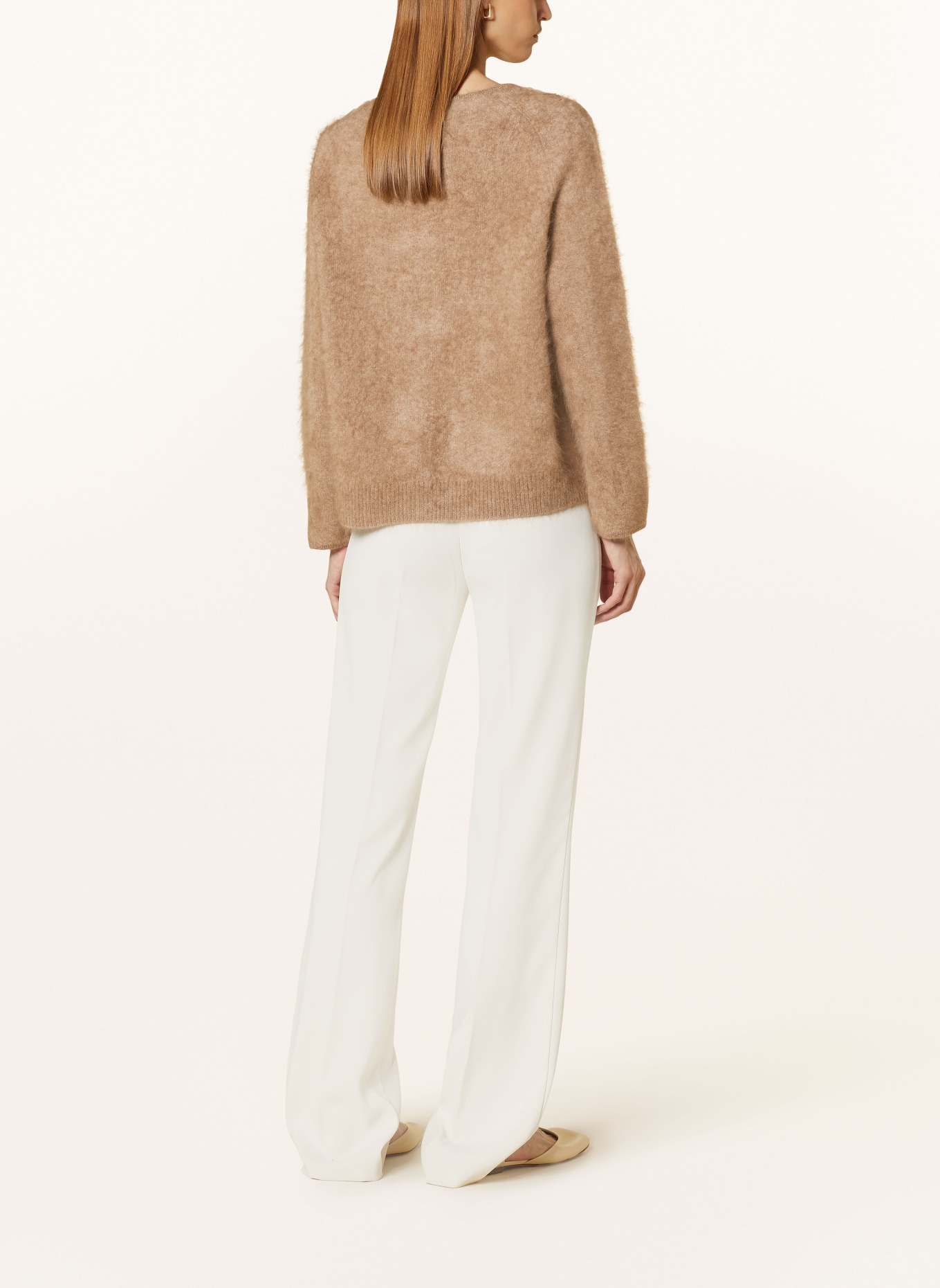 (THE MERCER) N.Y. Cropped sweater made of cashmere, Color: BEIGE (Image 3)