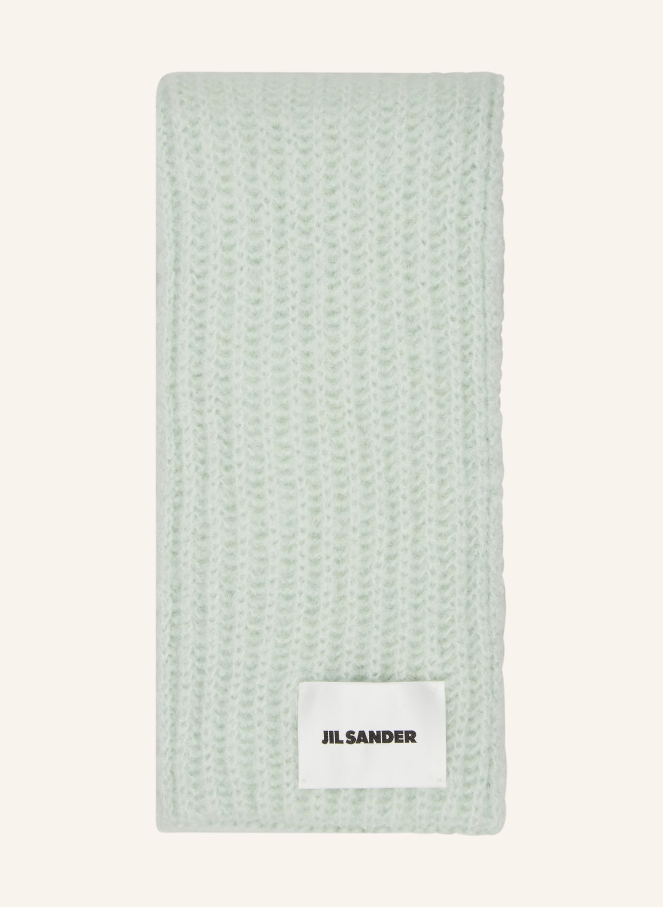 JIL SANDER Mohair scarf: MINT