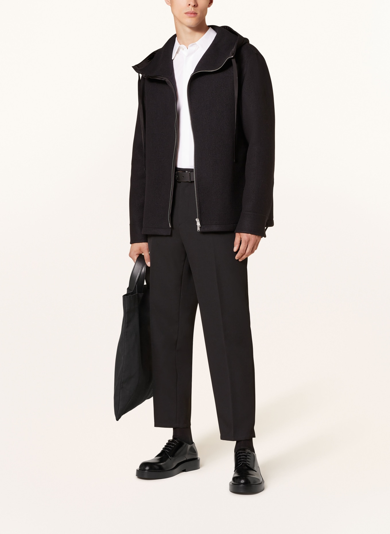 JIL SANDER Trousers regular fit, Color: BLACK (Image 2)