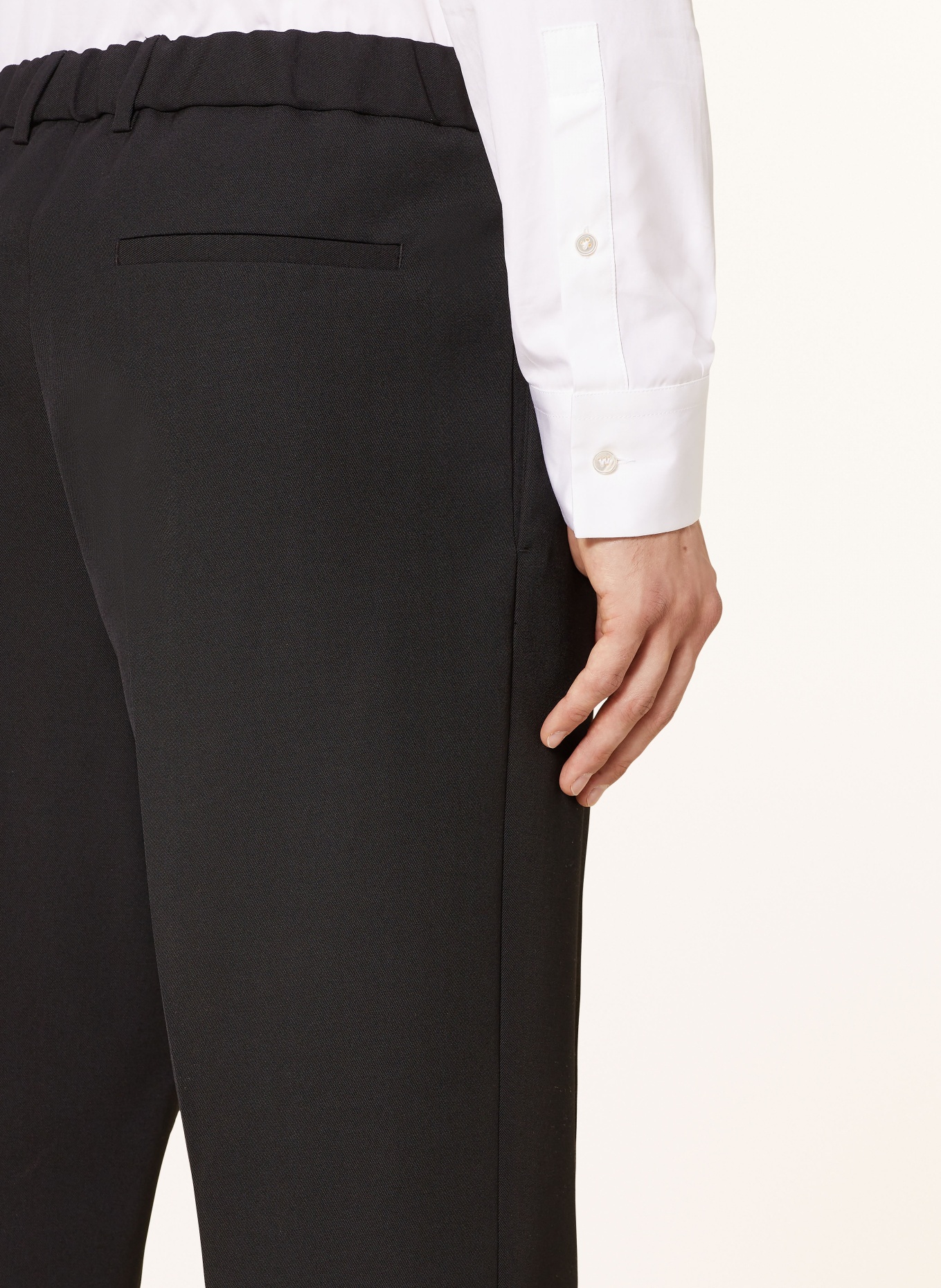 JIL SANDER Trousers regular fit, Color: BLACK (Image 6)