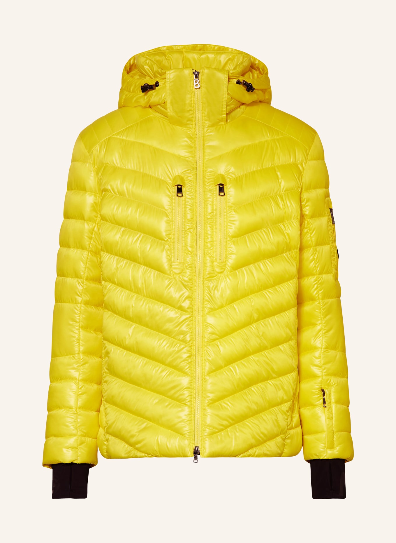 Bogner yellow ski jacket top