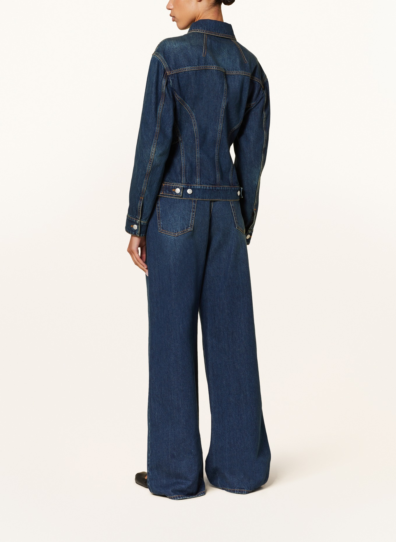McQUEEN Jeansjacke: DUNKELBLAU
