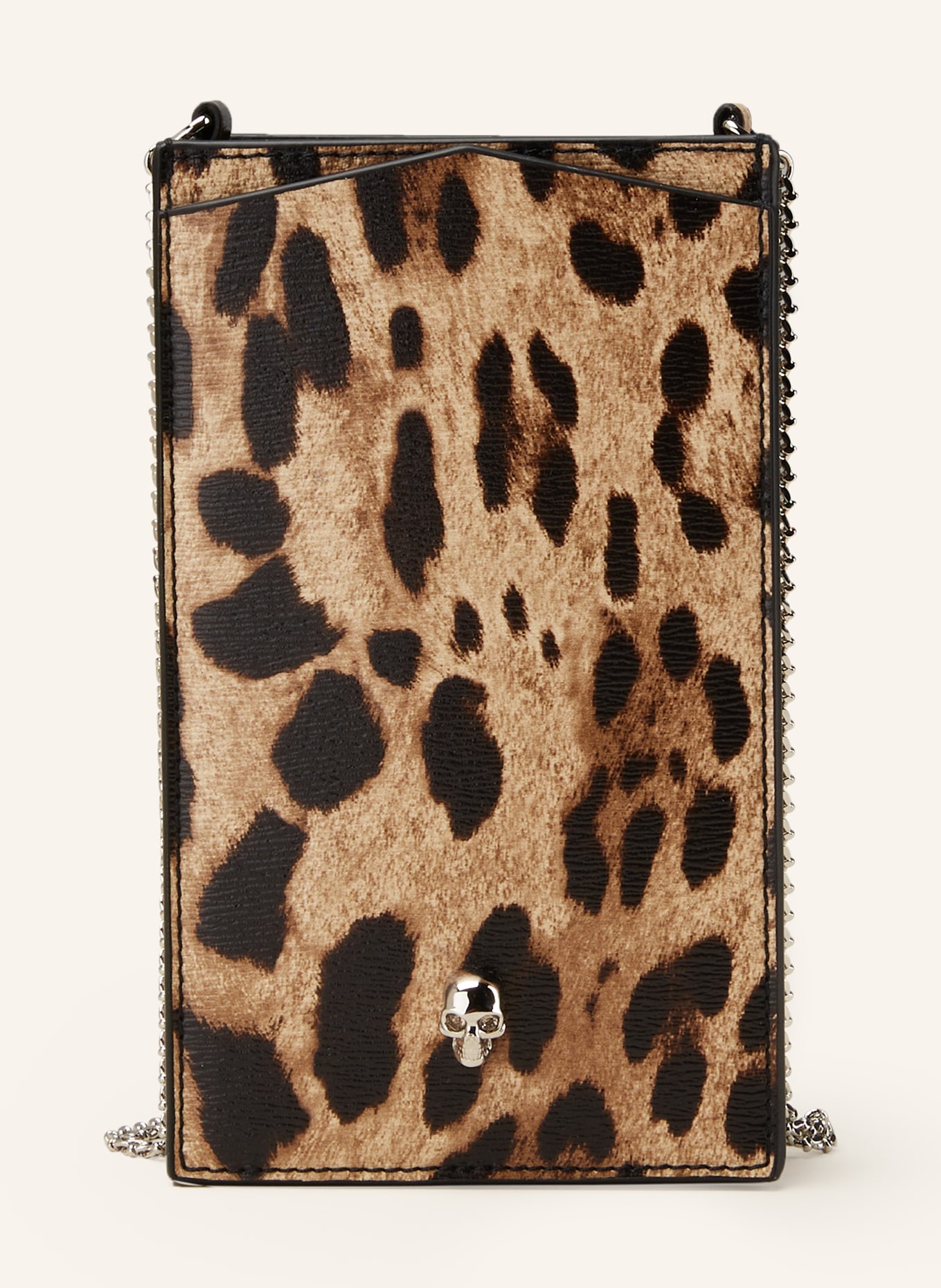 Alexander McQUEEN Smartphone case in light brown black