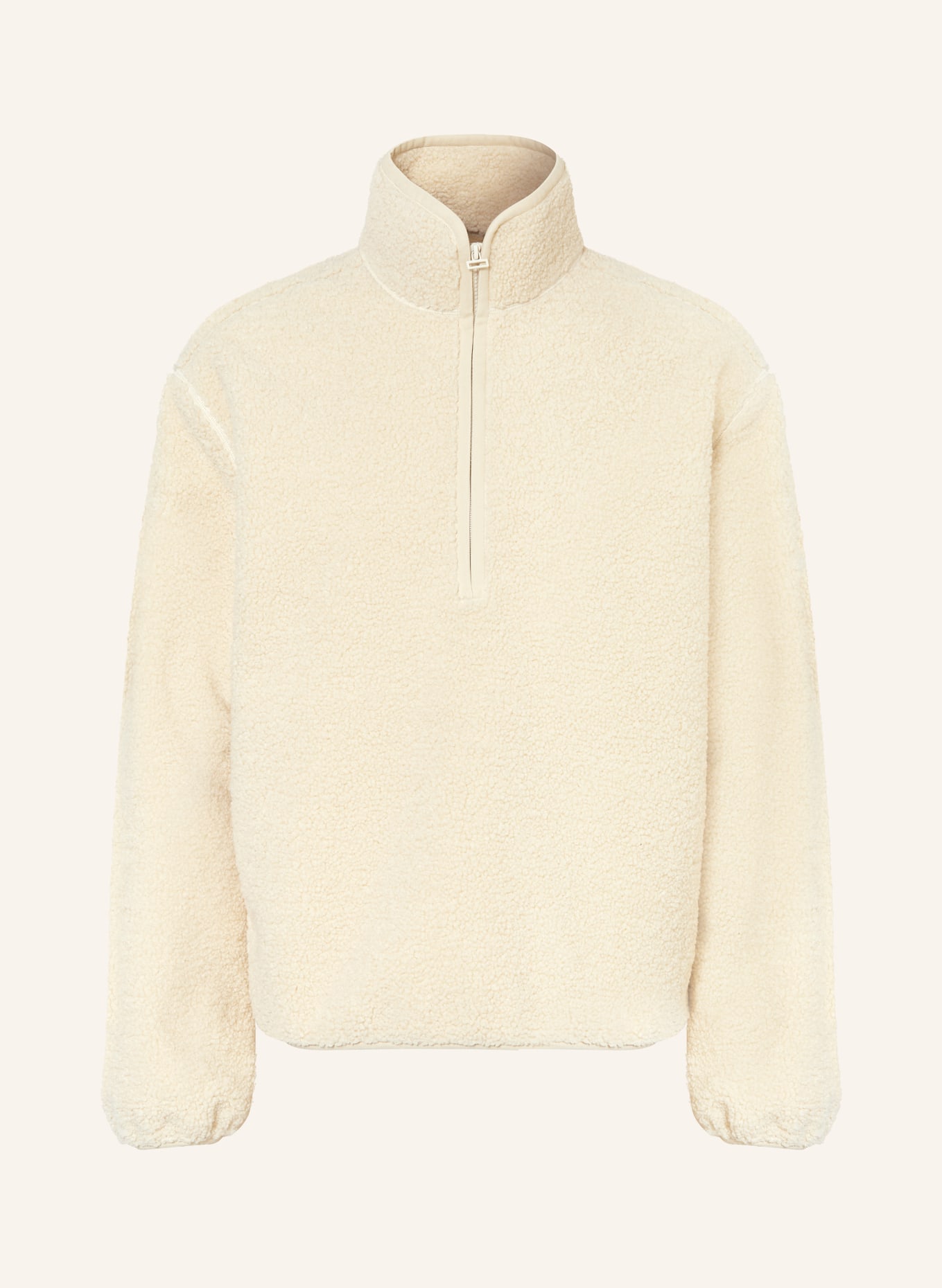 Calvin Klein Jeans Teddy fur half zip sweater