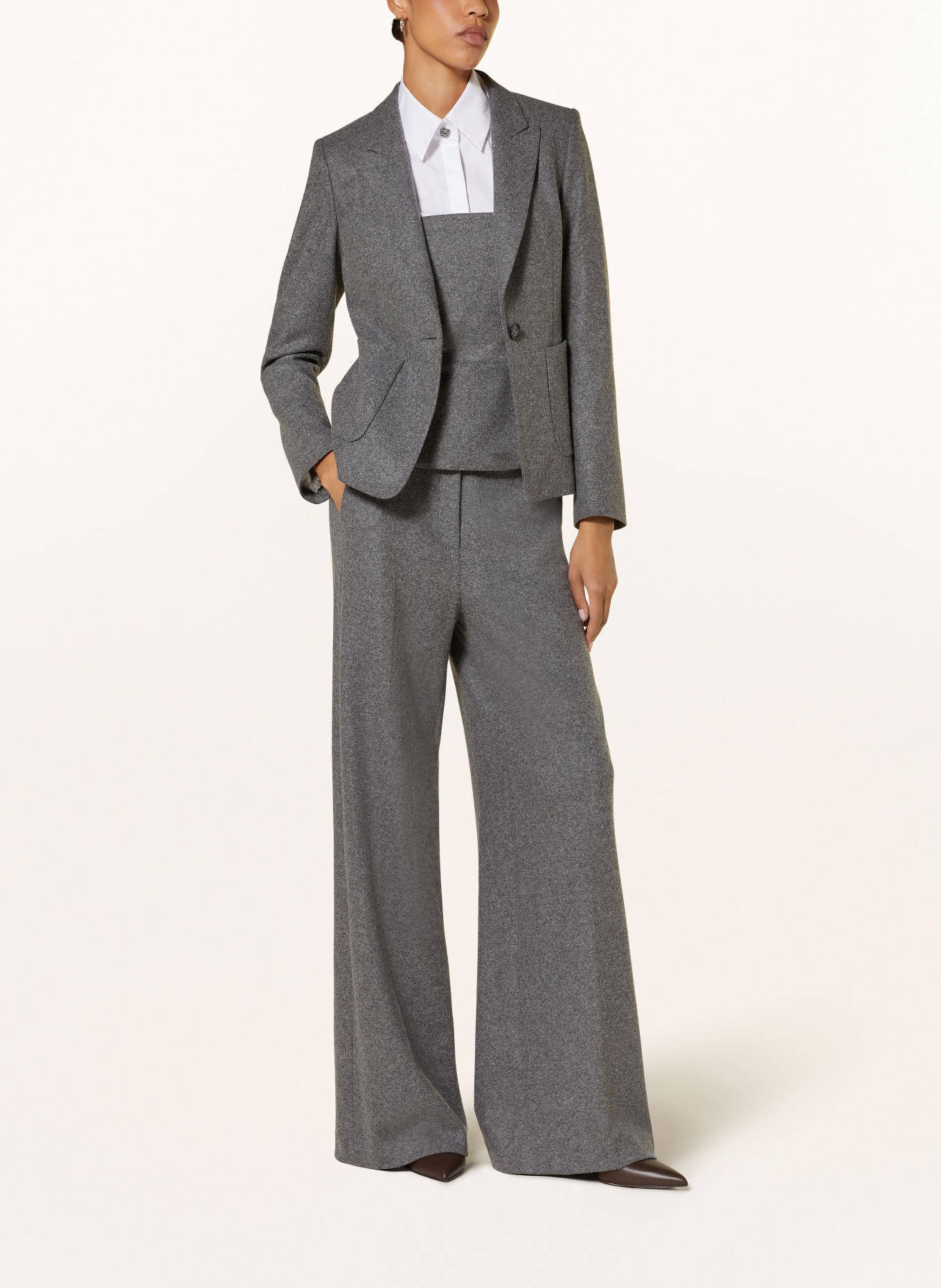 LUISA CERANO Flannel blazer, Color: GRAY (Image 2)