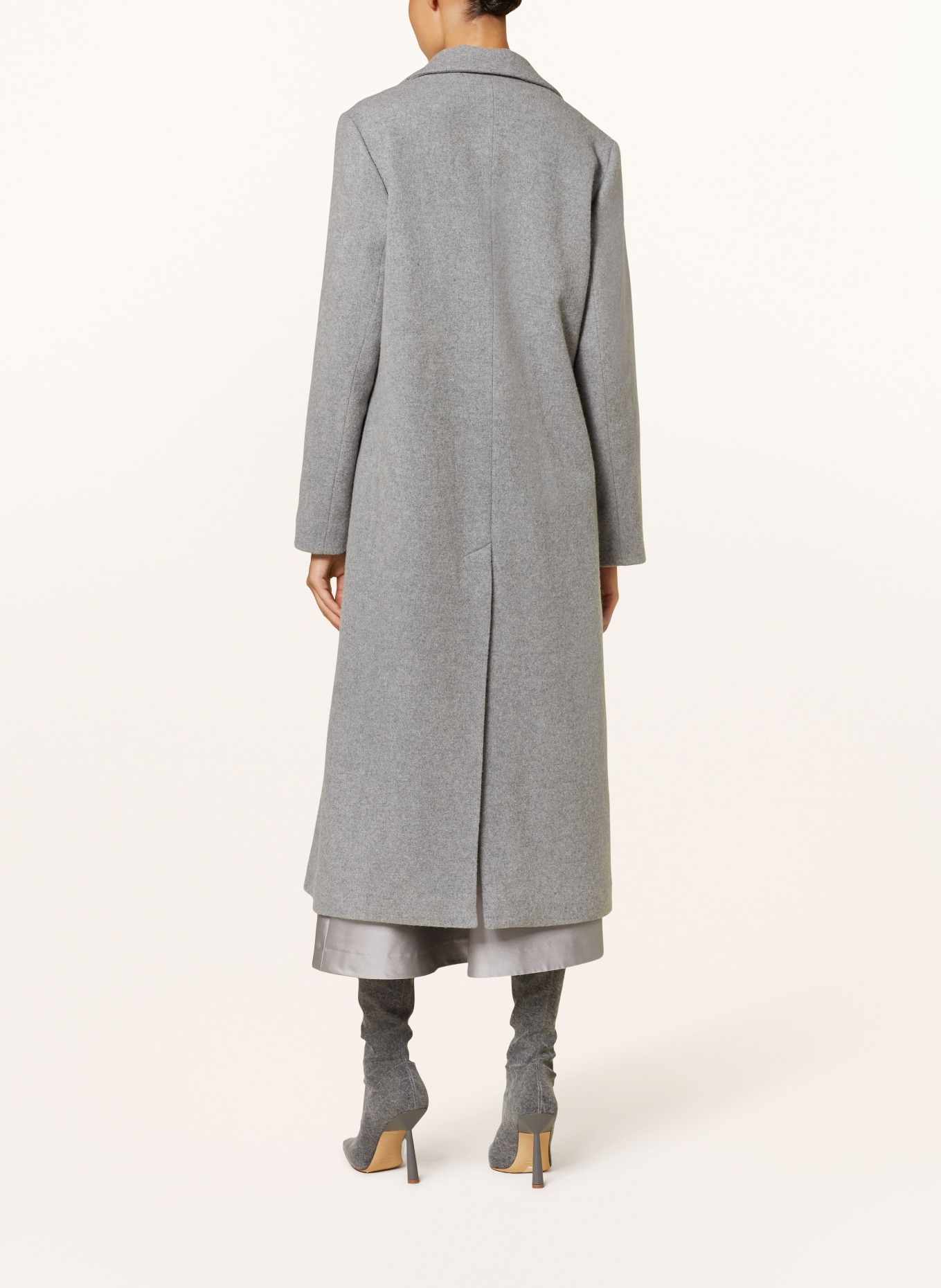 LUISA CERANO Wollmantel: GRAU