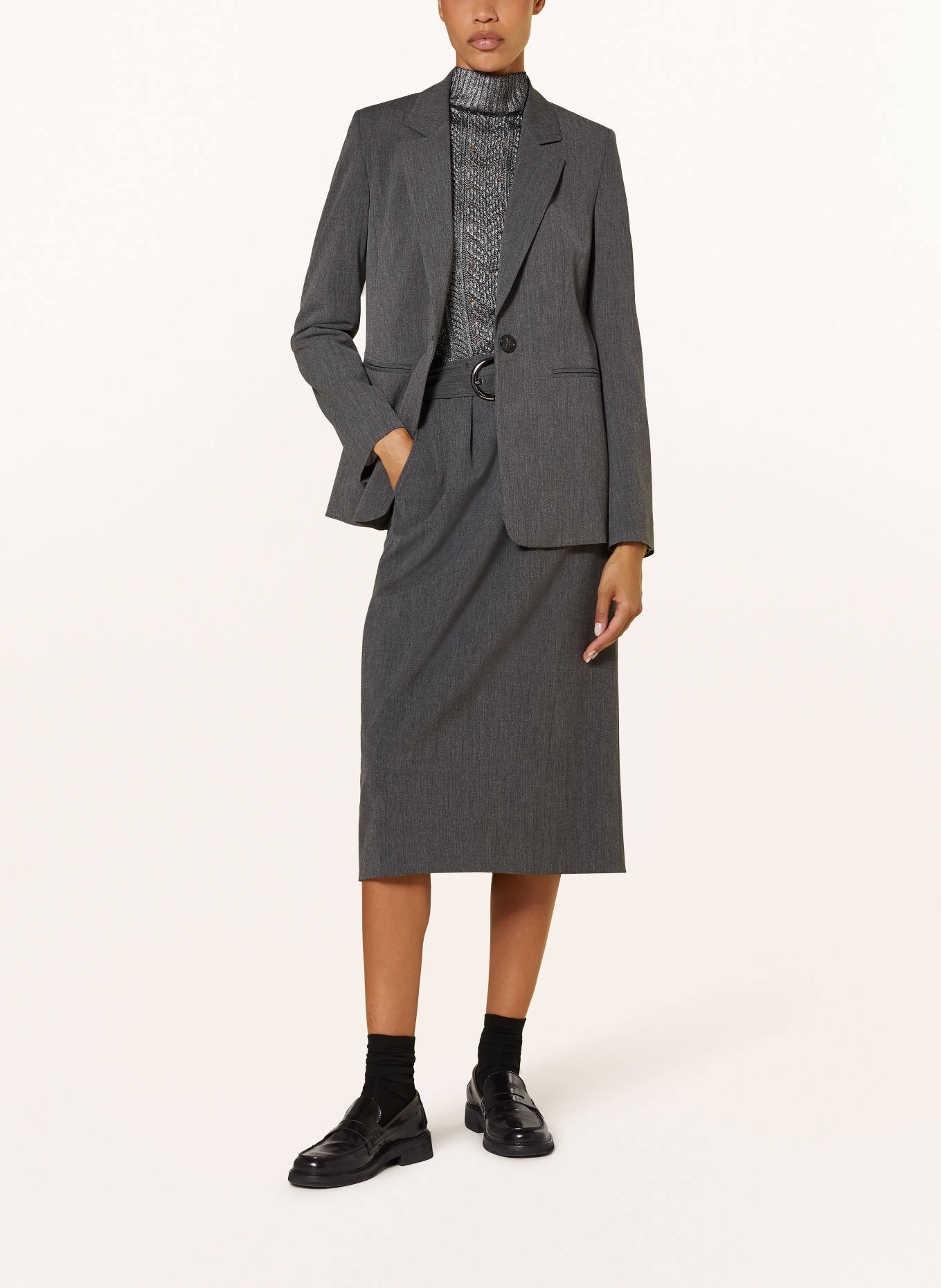 LUISA CERANO Blazer, Color: GRAY (Image 2)