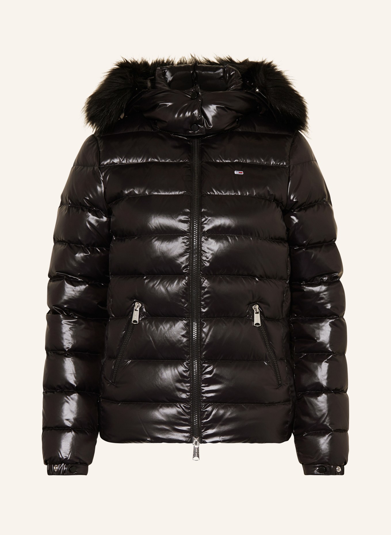 Tommy jeans down jacket black discount