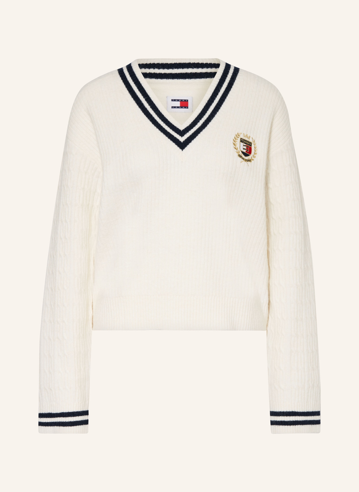 Tommy jeans witte trui 2025