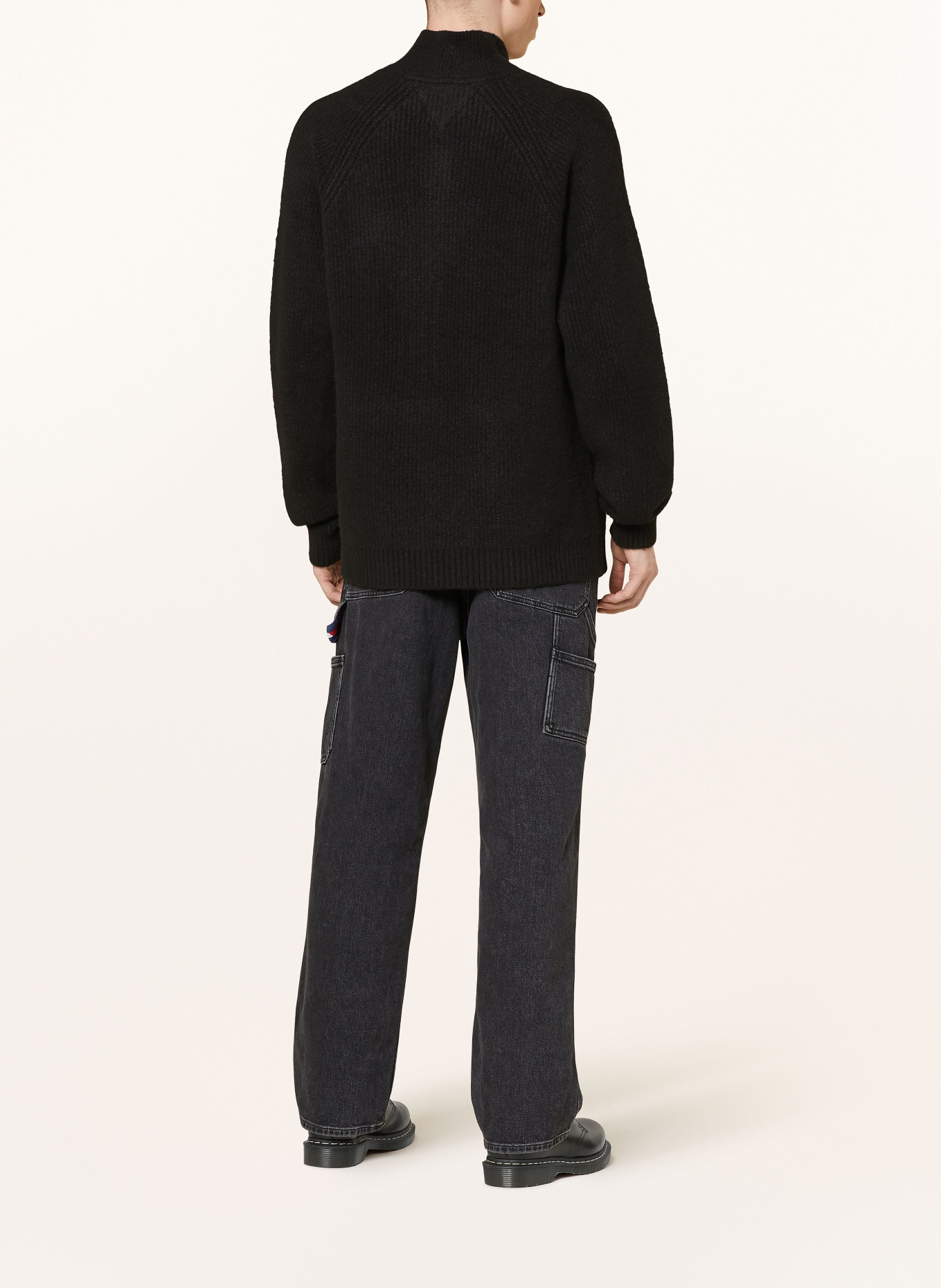 TOMMY JEANS Troyer: SCHWARZ