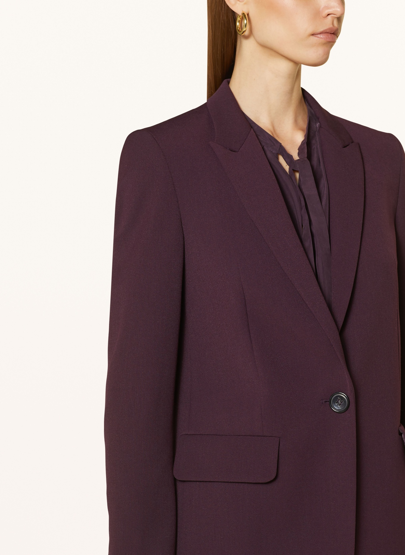 LUISA CERANO Blazer, Color: DARK PURPLE (Image 4)