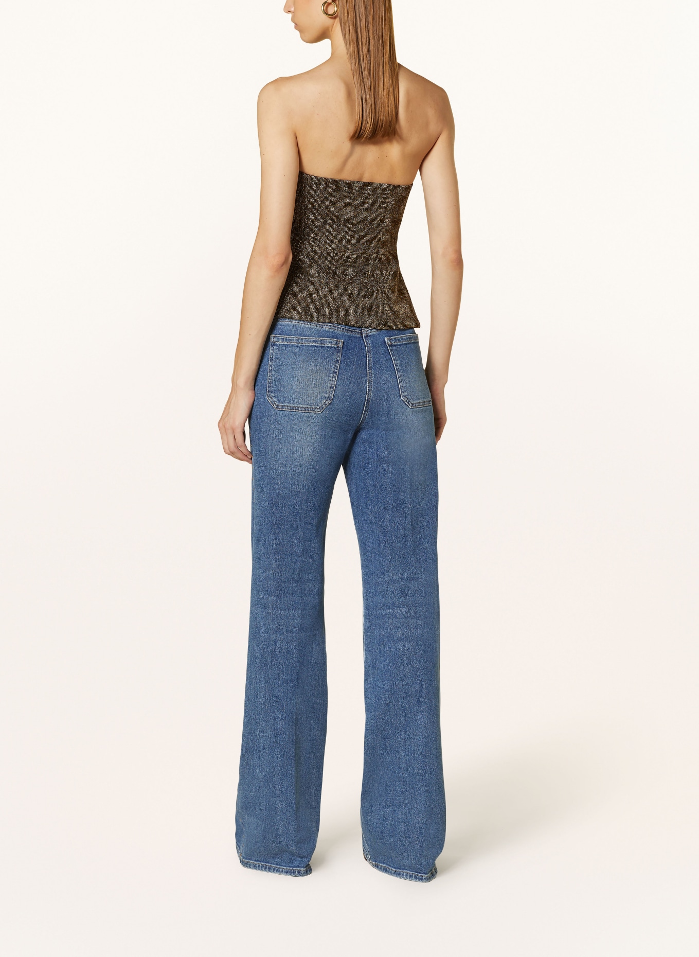 LUISA CERANO Flared jeans with rivets, Color: 254 (Image 3)