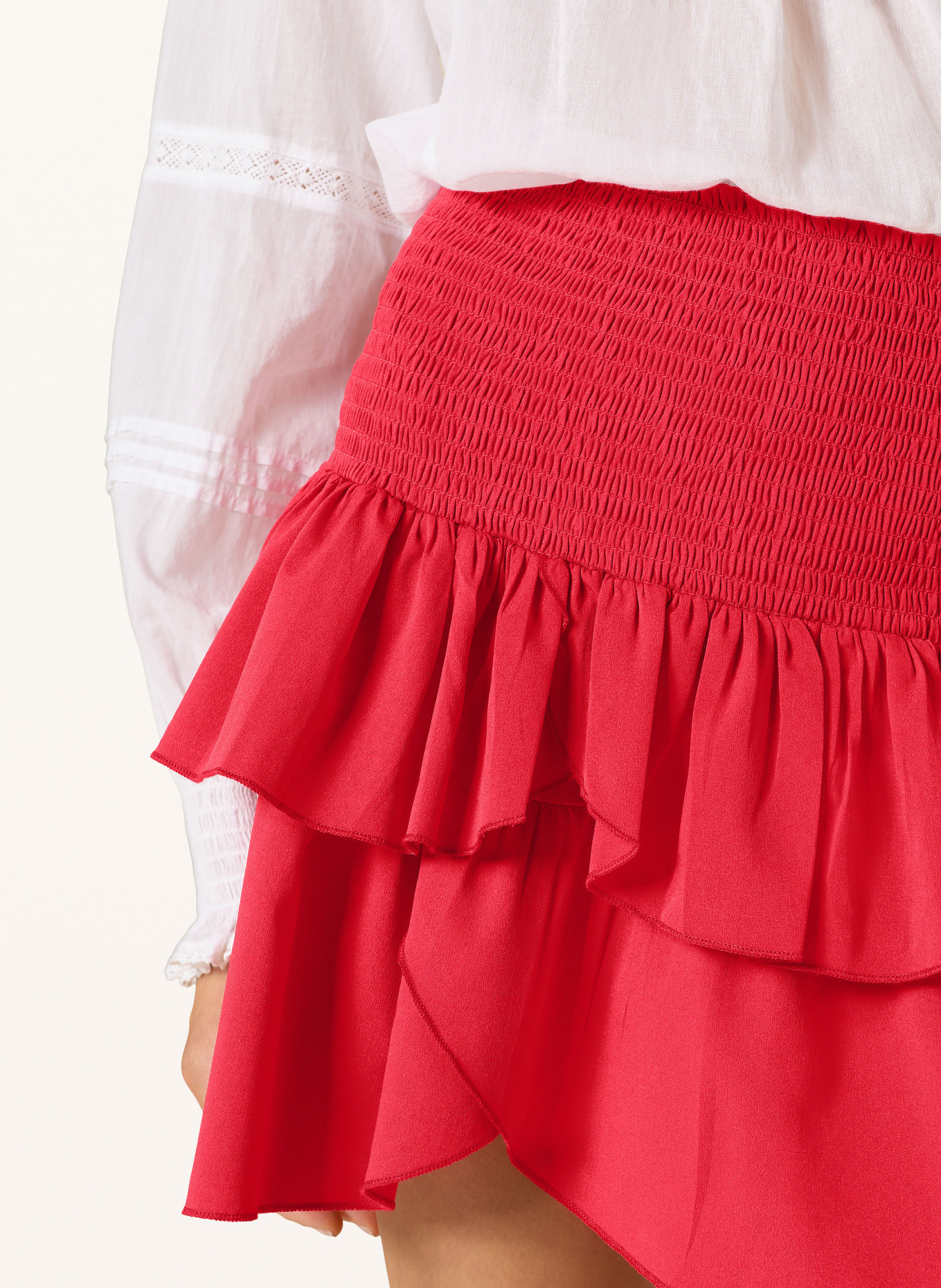 NEO NOIR Skirt CARIN, Color: RED (Image 4)