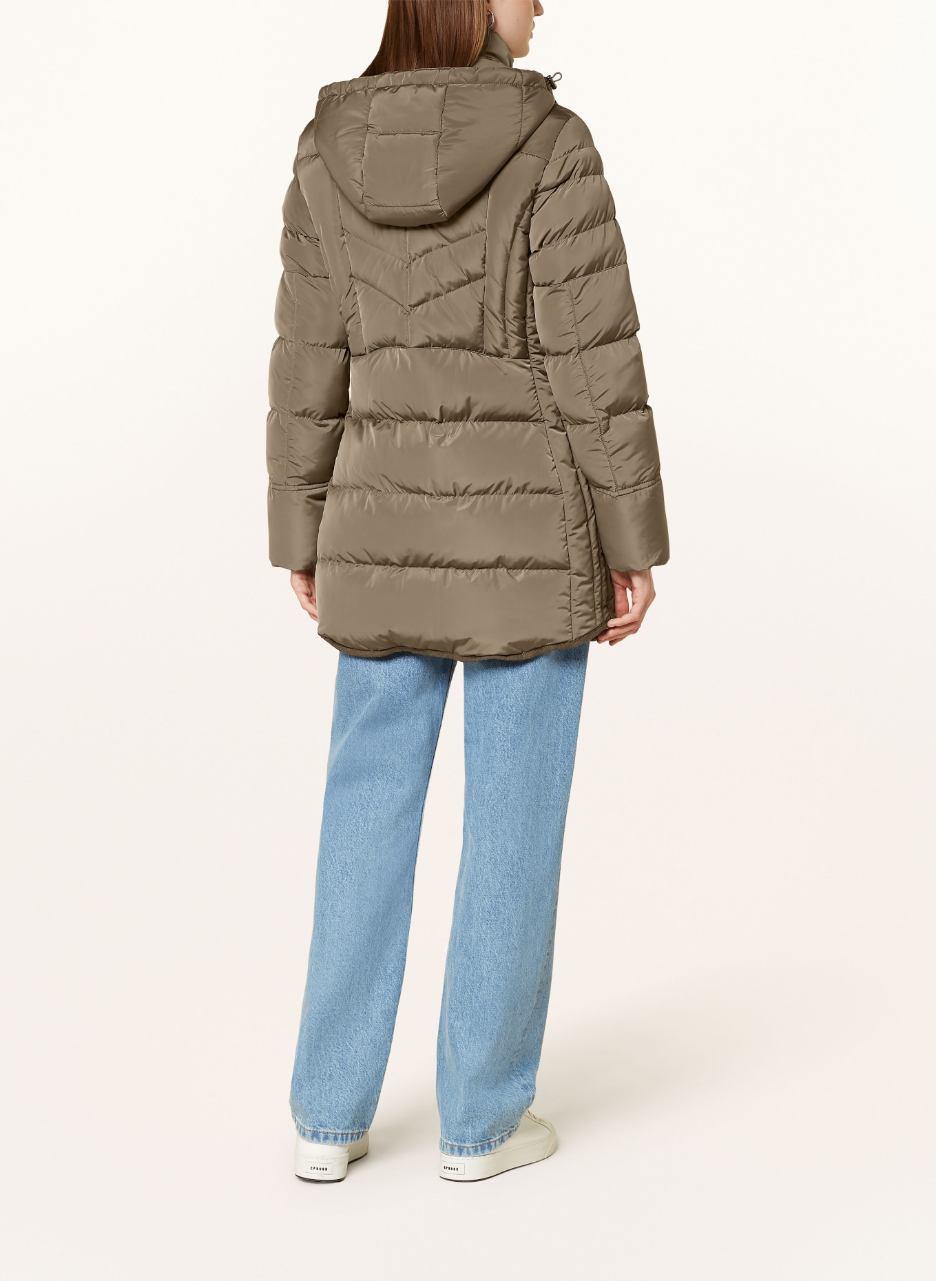 RINO & PELLE Quilted coat: OLIVE
