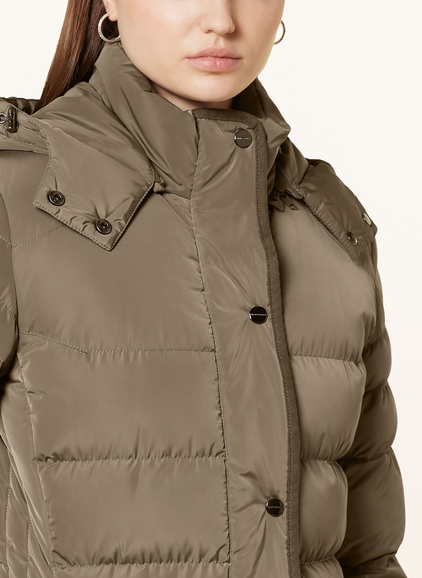 RINO & PELLE Quilted coat: OLIVE